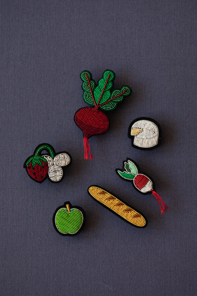 Embroidered Pins- Foods