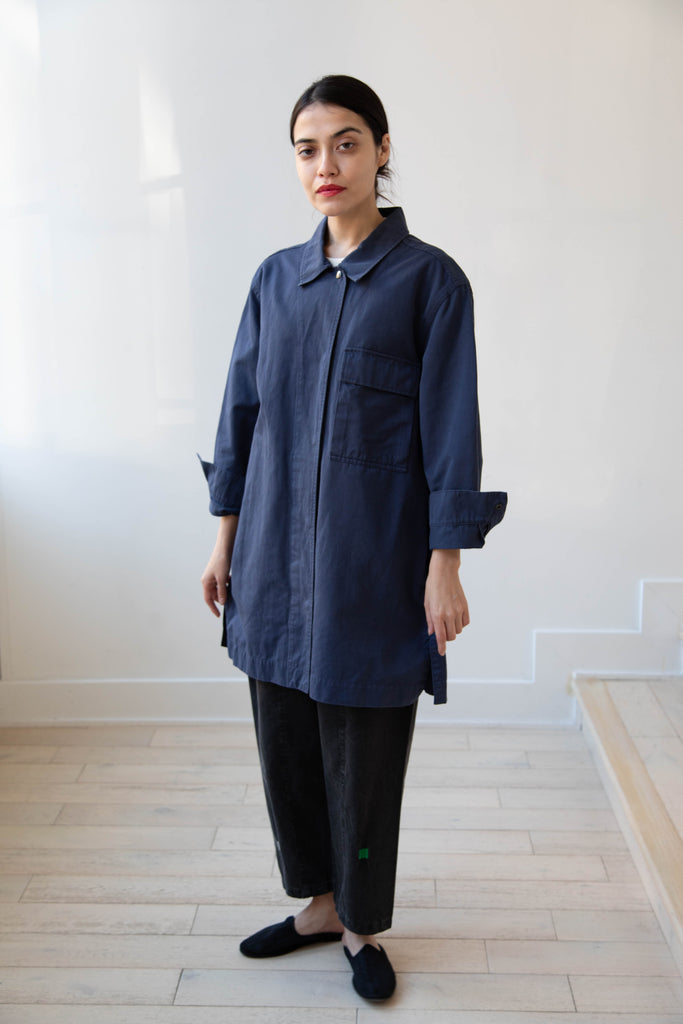 MHL | Workwear Shirt Jacket in Blue