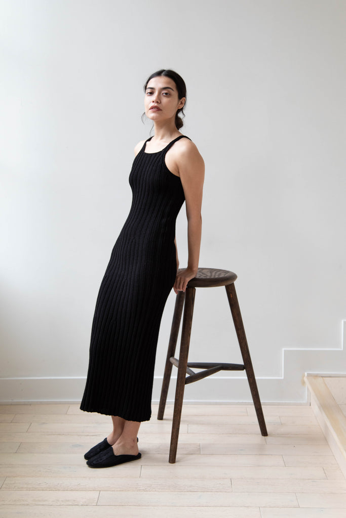 Missing You Already | Ribbed Long Cotton Dress