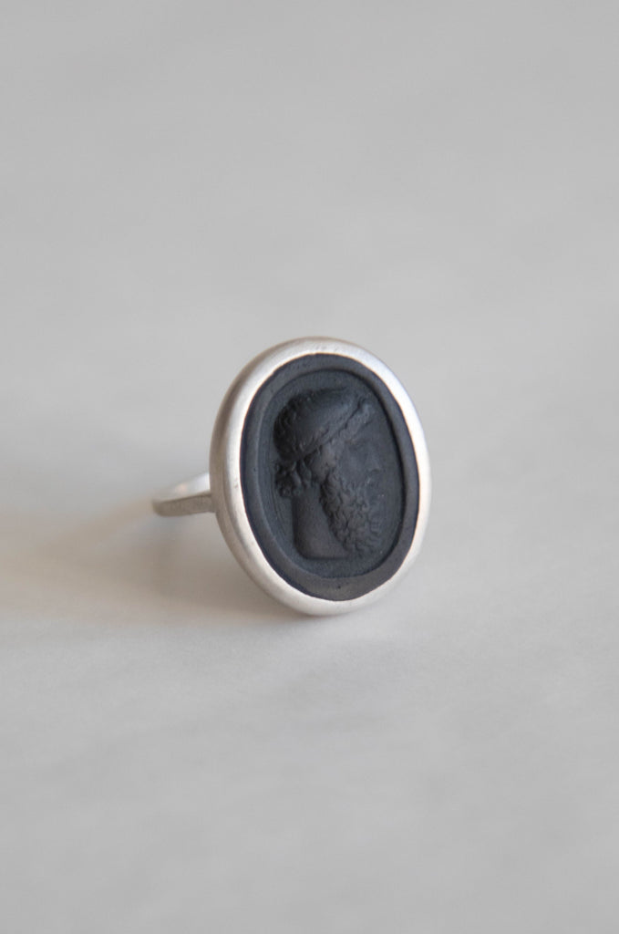 Marcie McGoldrick | Philosopher Ring in Onyx & Silver