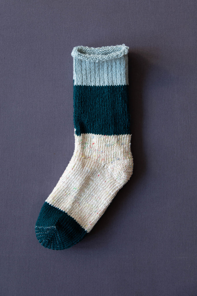 Aseedoncloud Confetti & Blue Socks