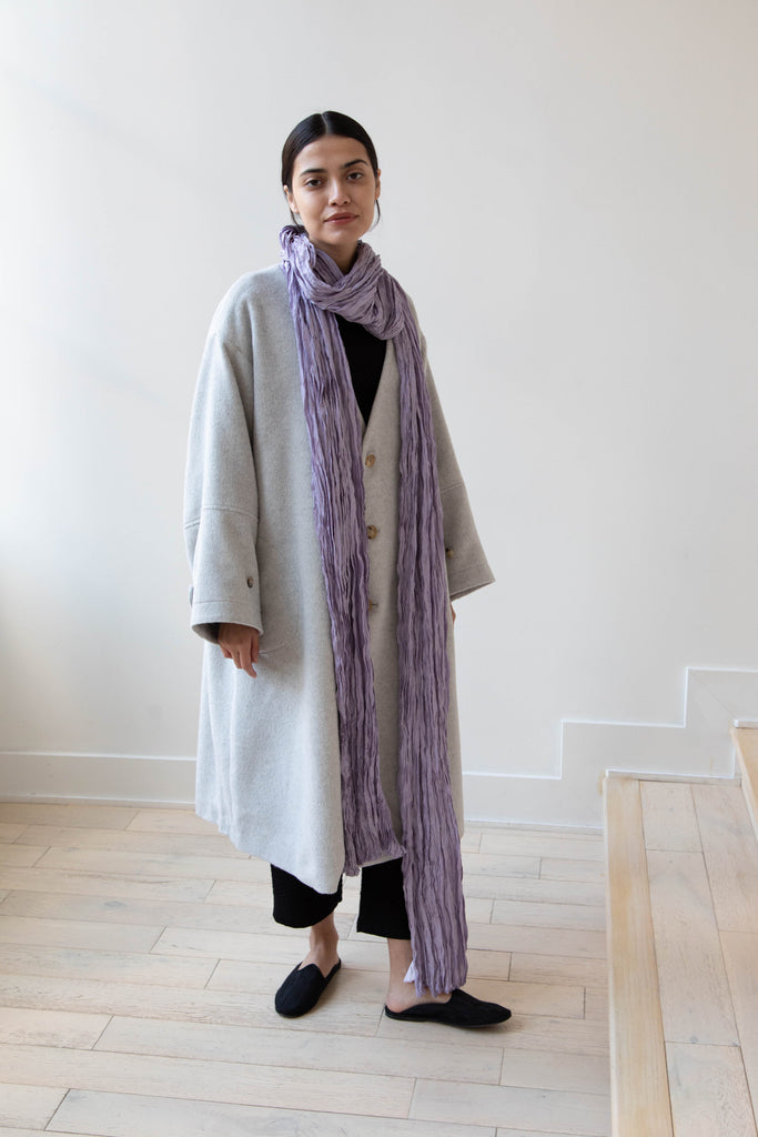 Anaak Nirra Silk Scarf in Lavender
