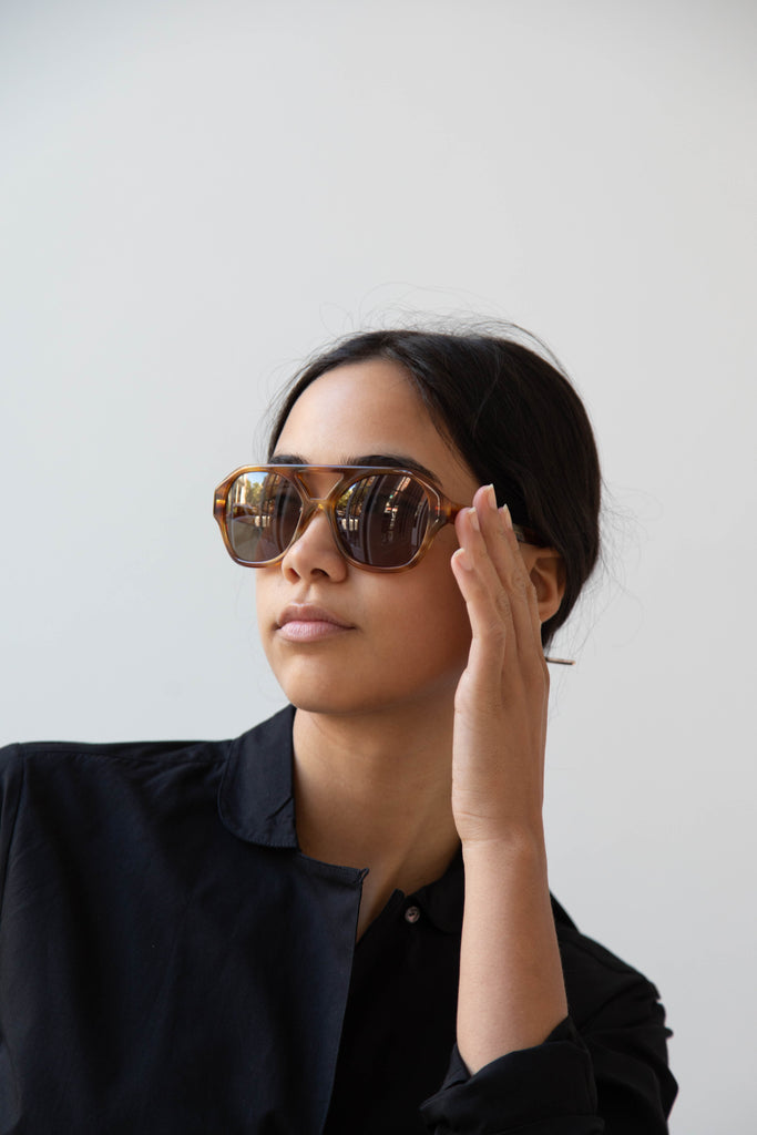 Eva Masaki | Chiyo Sunglasses in Sunrise