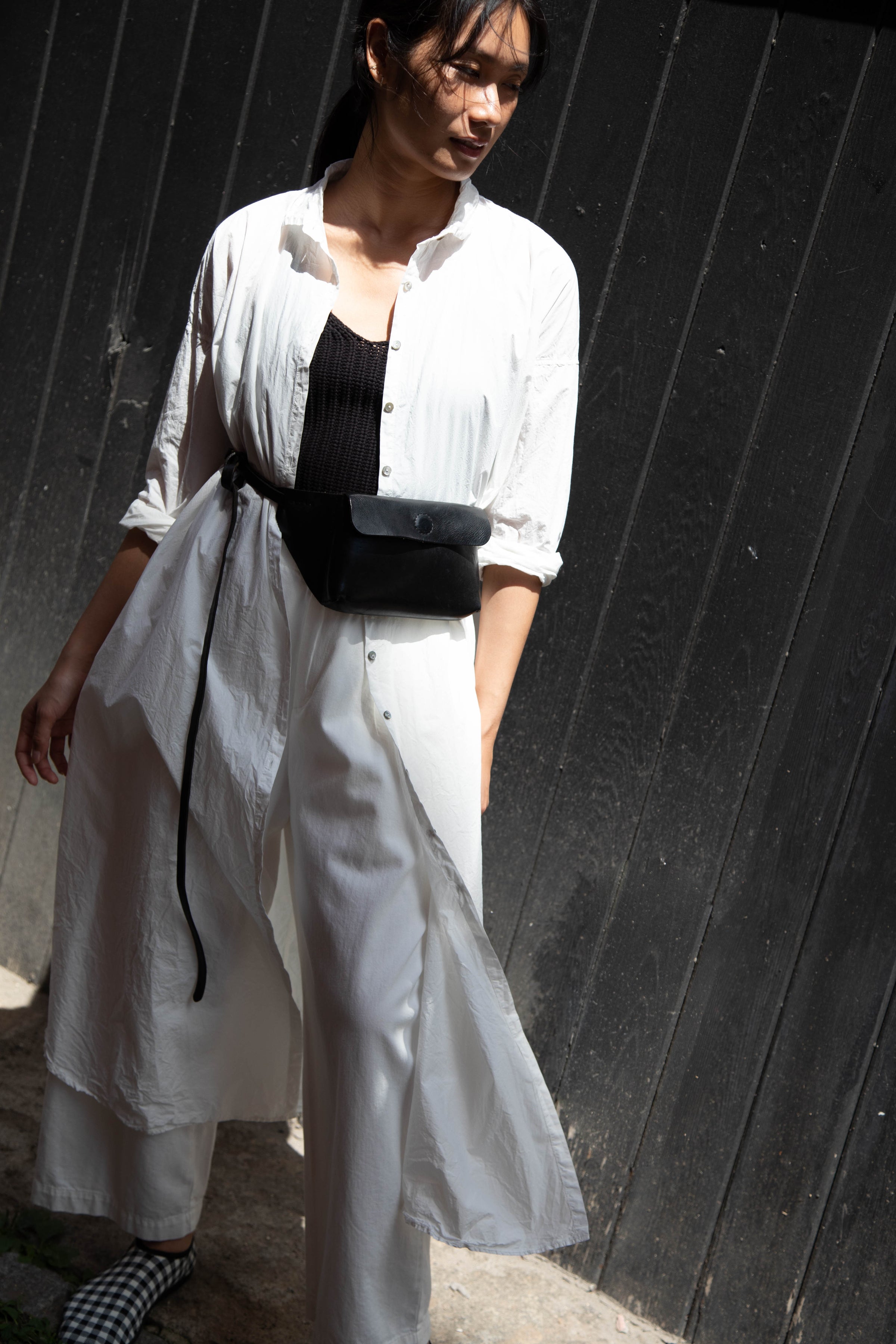 Jamm select | Cotton long shirt dress main image 1