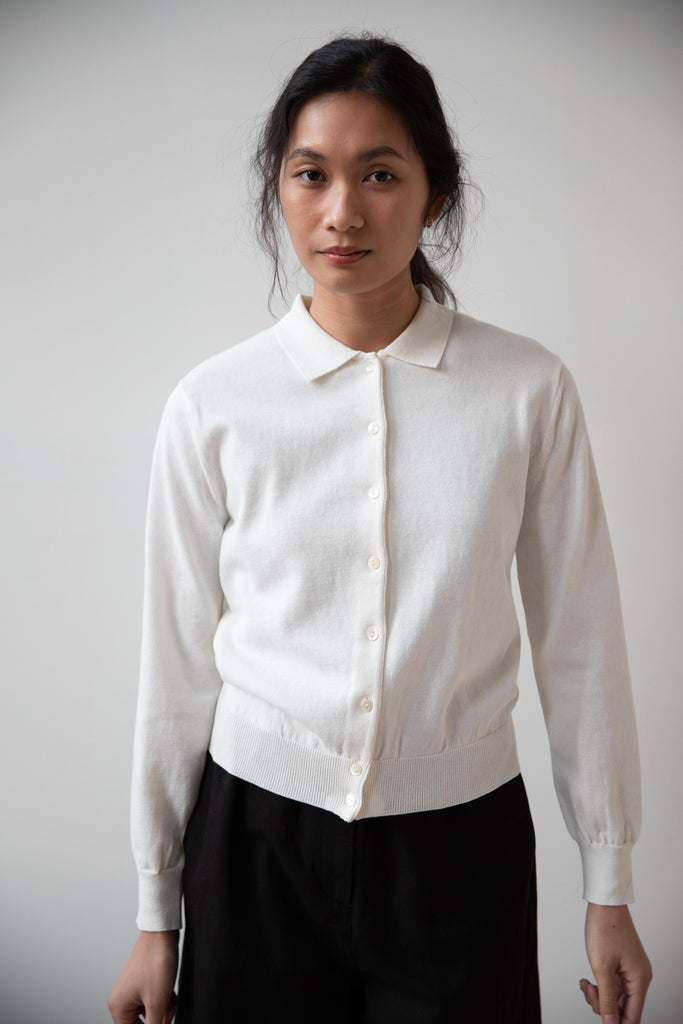 Nothing Written | Villa Collar Cardigan in Ivory