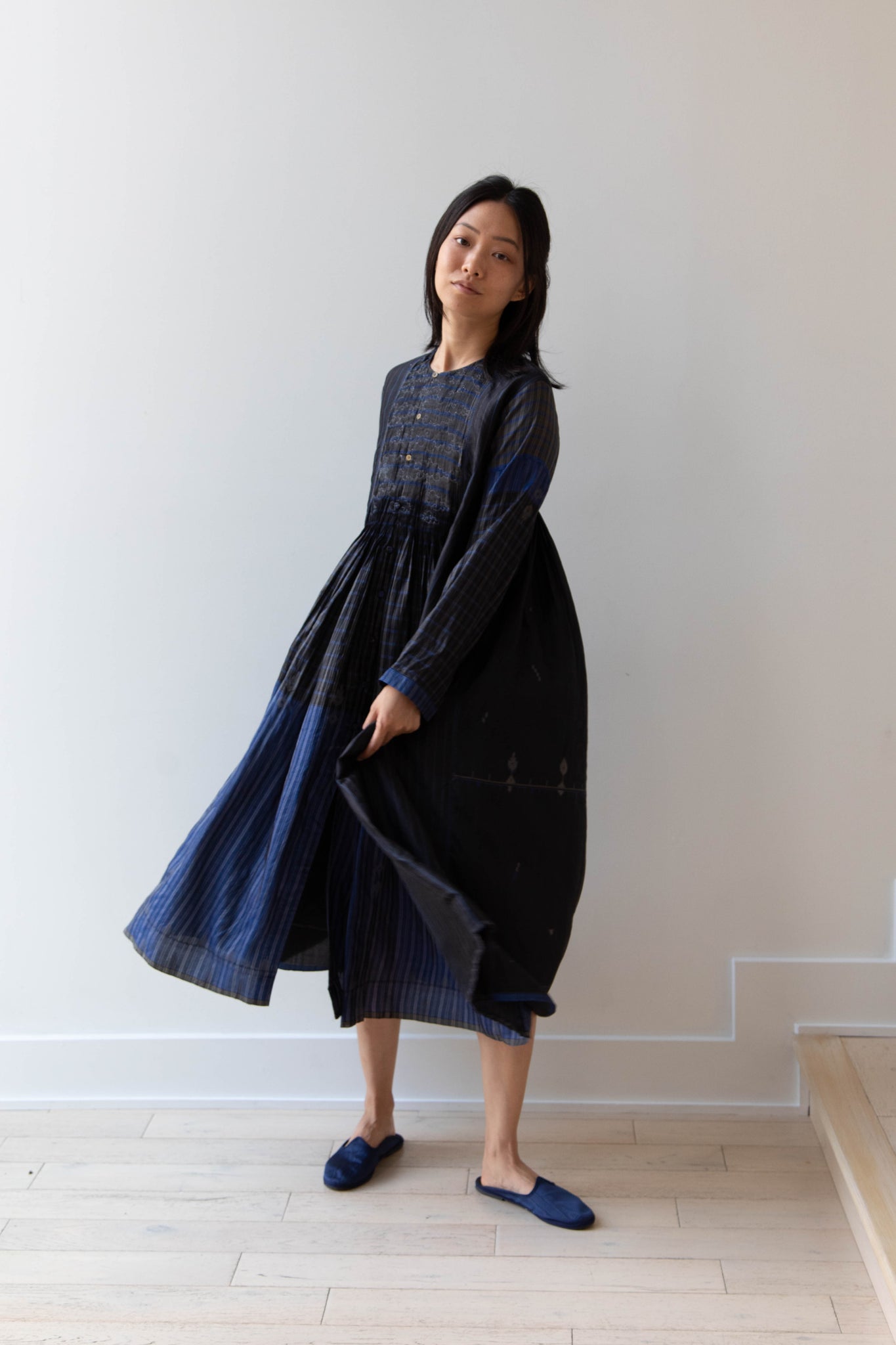 Maku | Rene Dress in Silk Jamdani