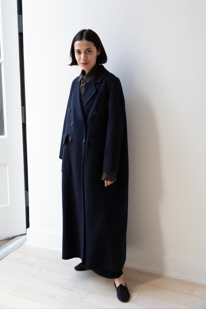 Asciari | Louise Coat in Navy