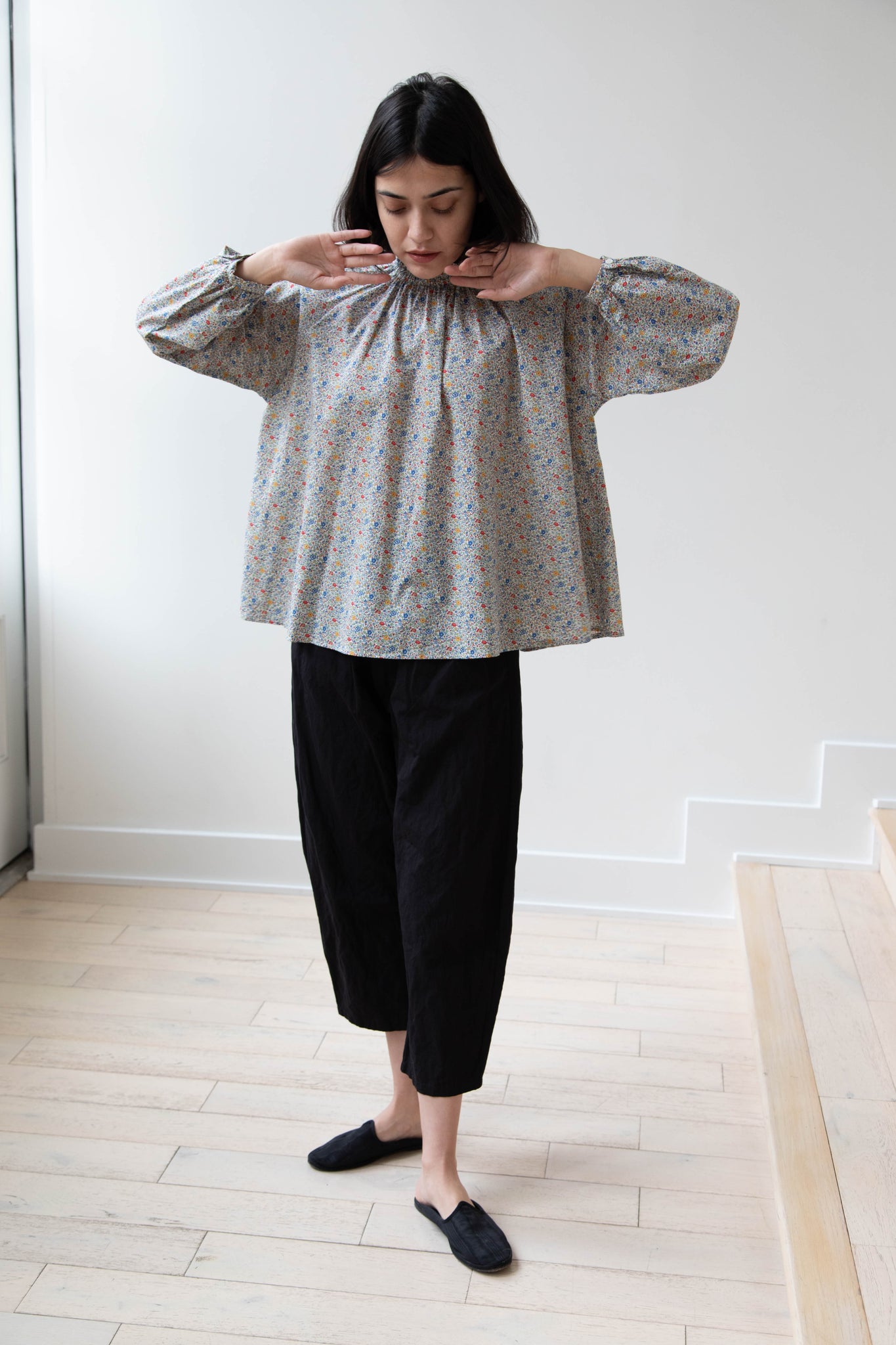 Gauze | Liberty of London Frill Blouse in Katie & Millie