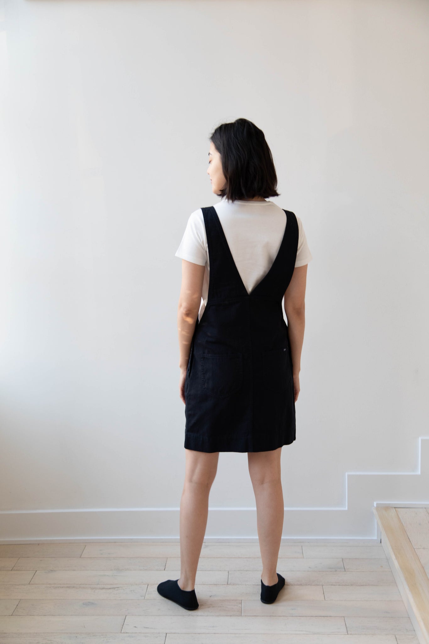 Nothing Written | Toffe Cotton Overall Dress in Dark Navy