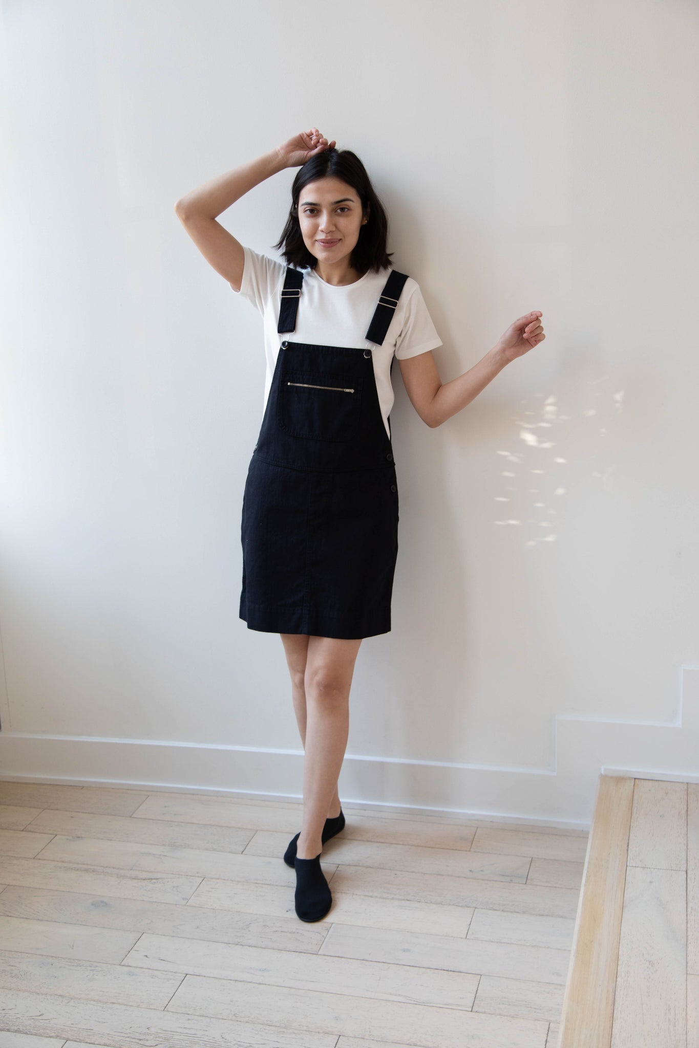 Nothing Written | Toffe Cotton Overall Dress in Dark Navy Nothing Written | Toffe Cotton Overall Dress in Dark Navy