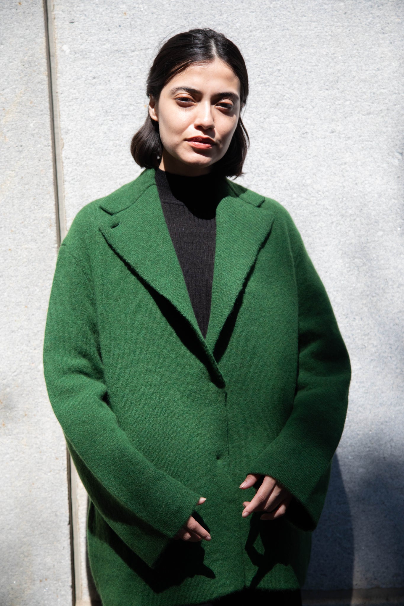 Boboutic | Double Passion Short Coat in Green