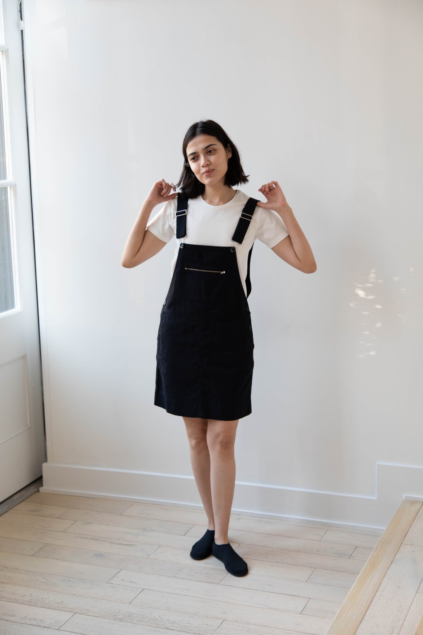 Nothing Written | Toffe Cotton Overall Dress in Dark Navy Nothing Written | Toffe Cotton Overall Dress in Dark Navy