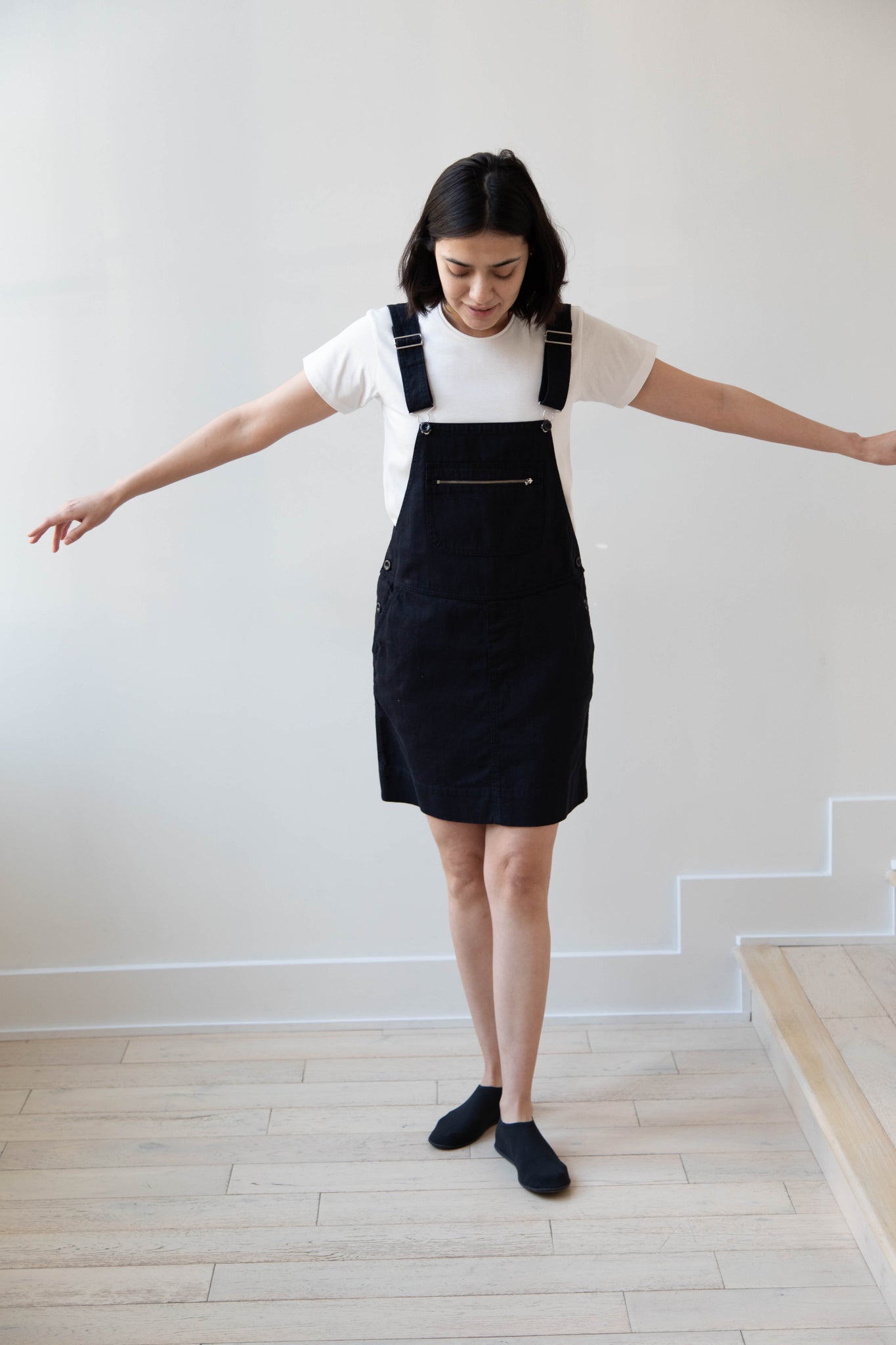 Nothing Written | Toffe Cotton Overall Dress in Dark Navy Nothing Written | Toffe Cotton Overall Dress in Dark Navy