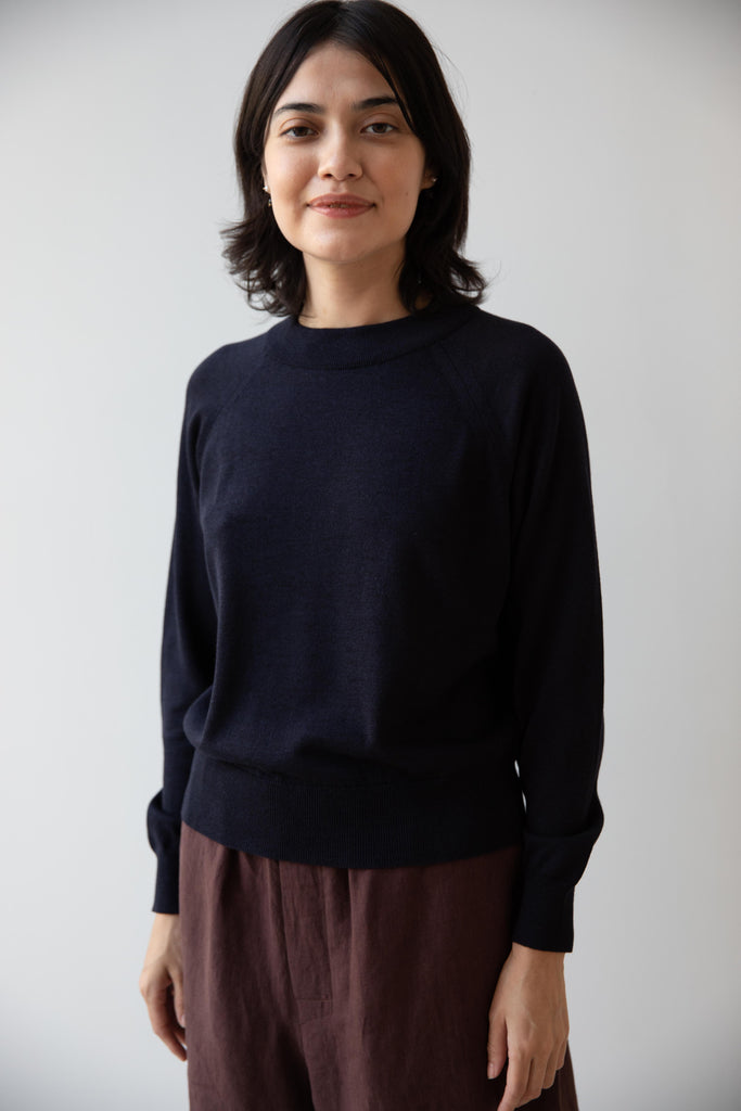 Margaret Howell | Lightweight Long Sleeve in Navy