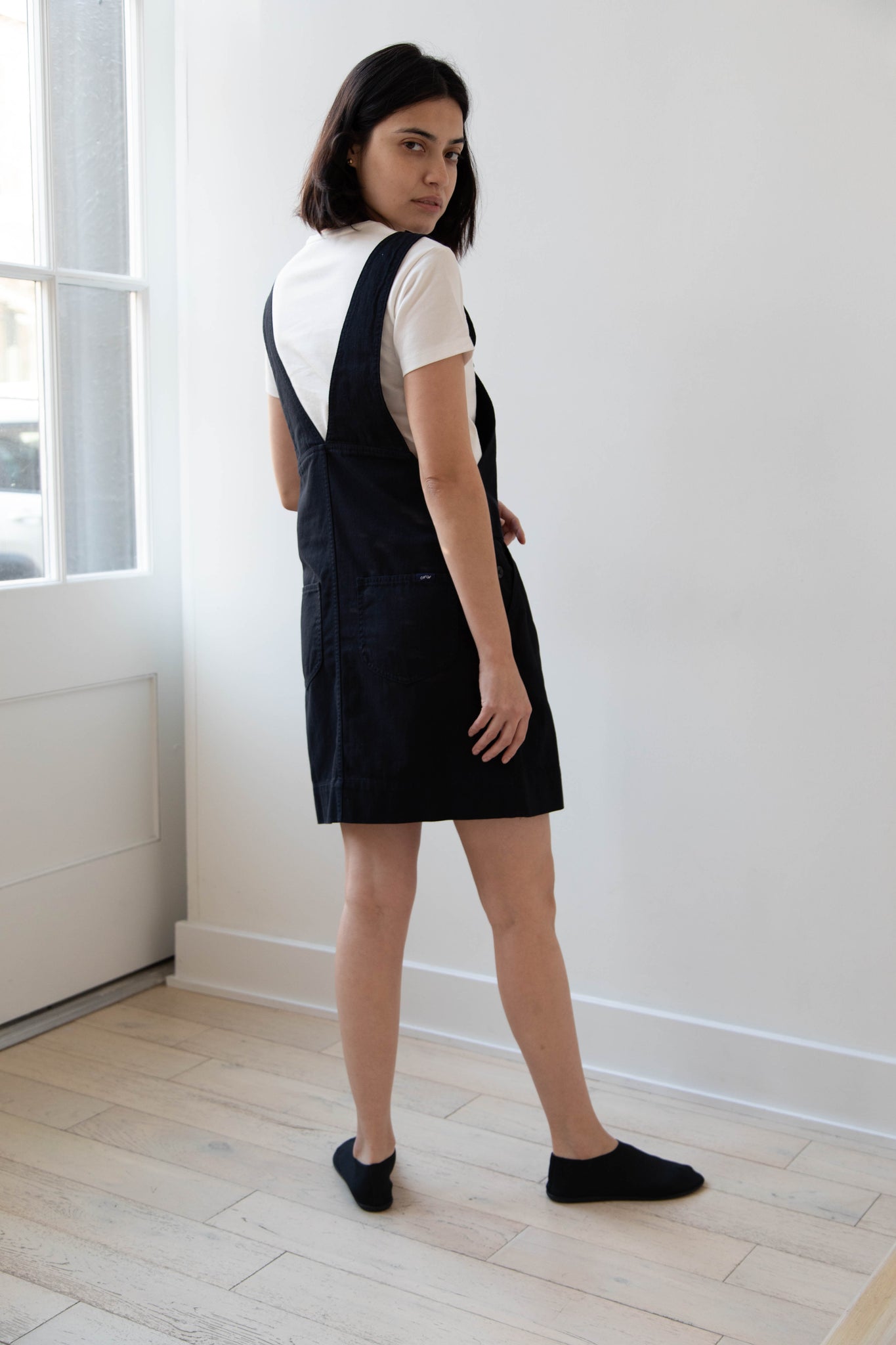 Nothing Written | Toffe Cotton Overall Dress in Dark Navy Nothing Written | Toffe Cotton Overall Dress in Dark Navy