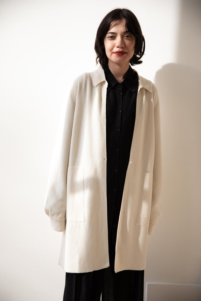 Grey's | Smock Shirt in White