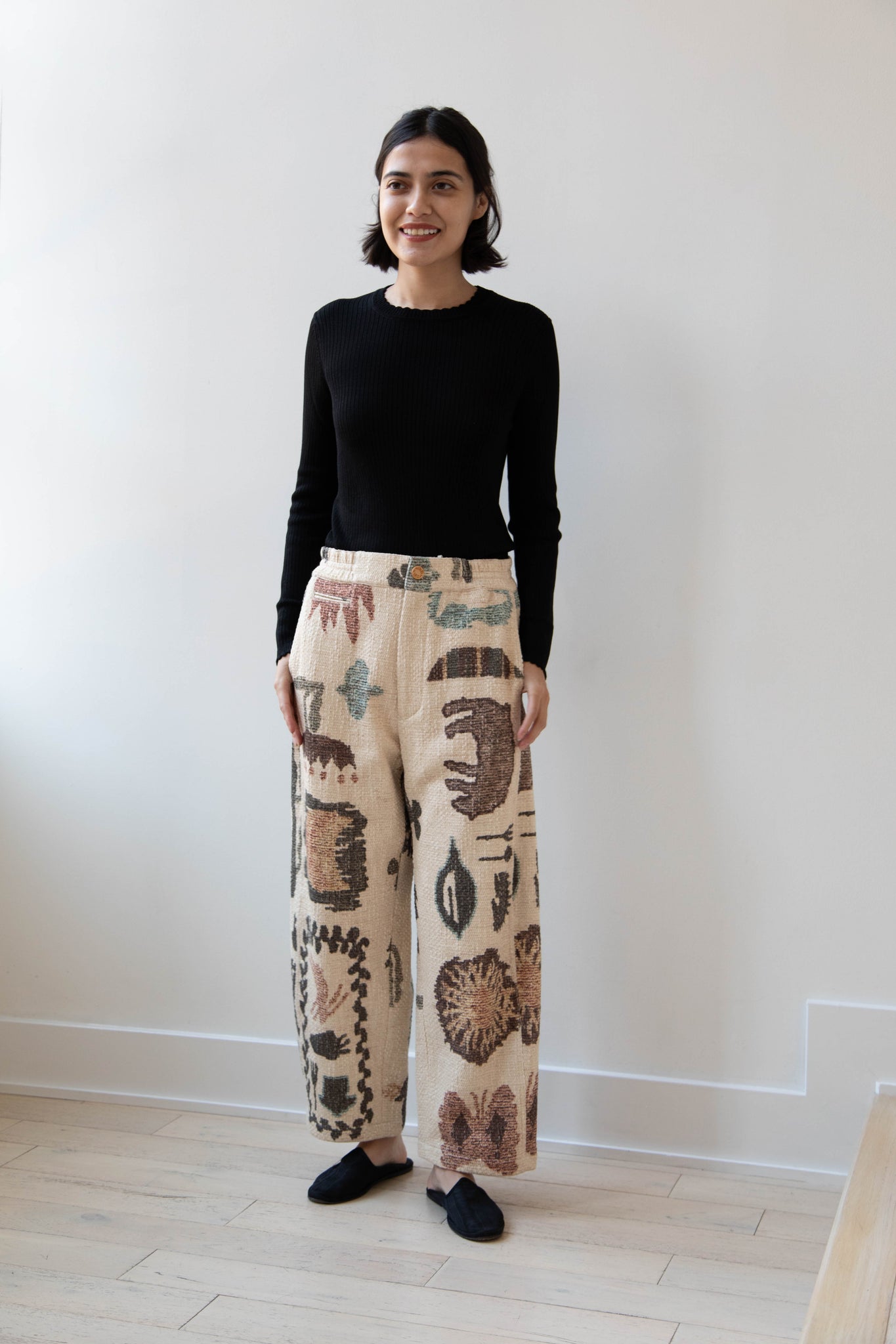 Aseedonclöud | Forest Prophet Trousers in Kilim Print