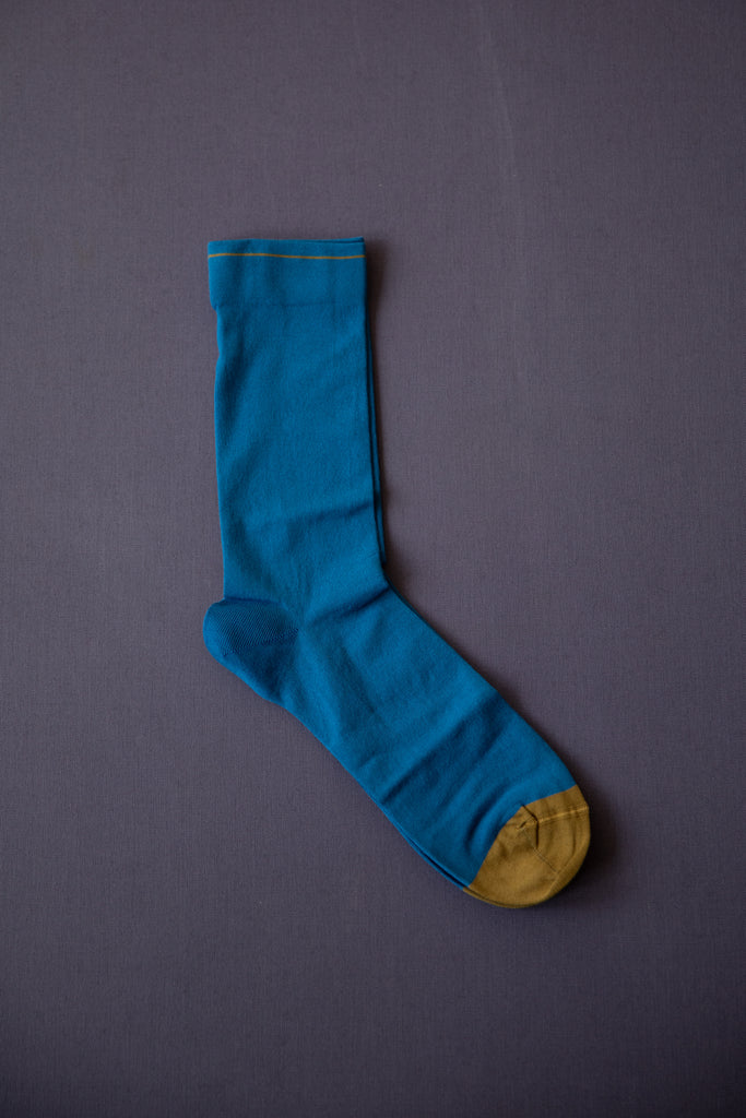 Bonne Maison | Royal Blue and Olive Socks