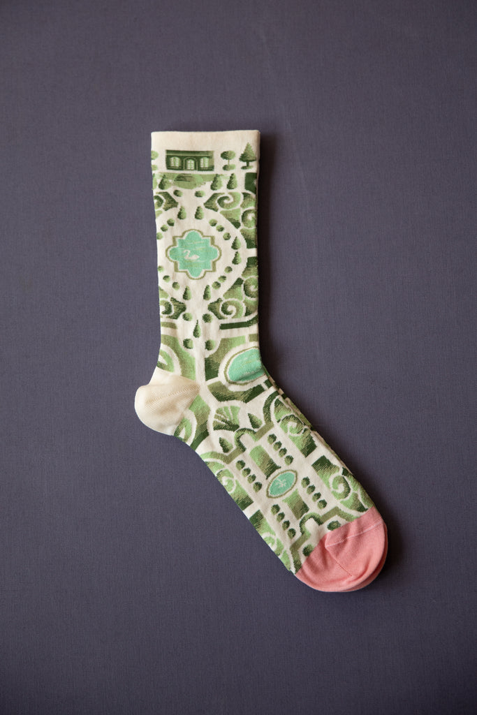 Bonne Maison | Ecru Jardin Socks