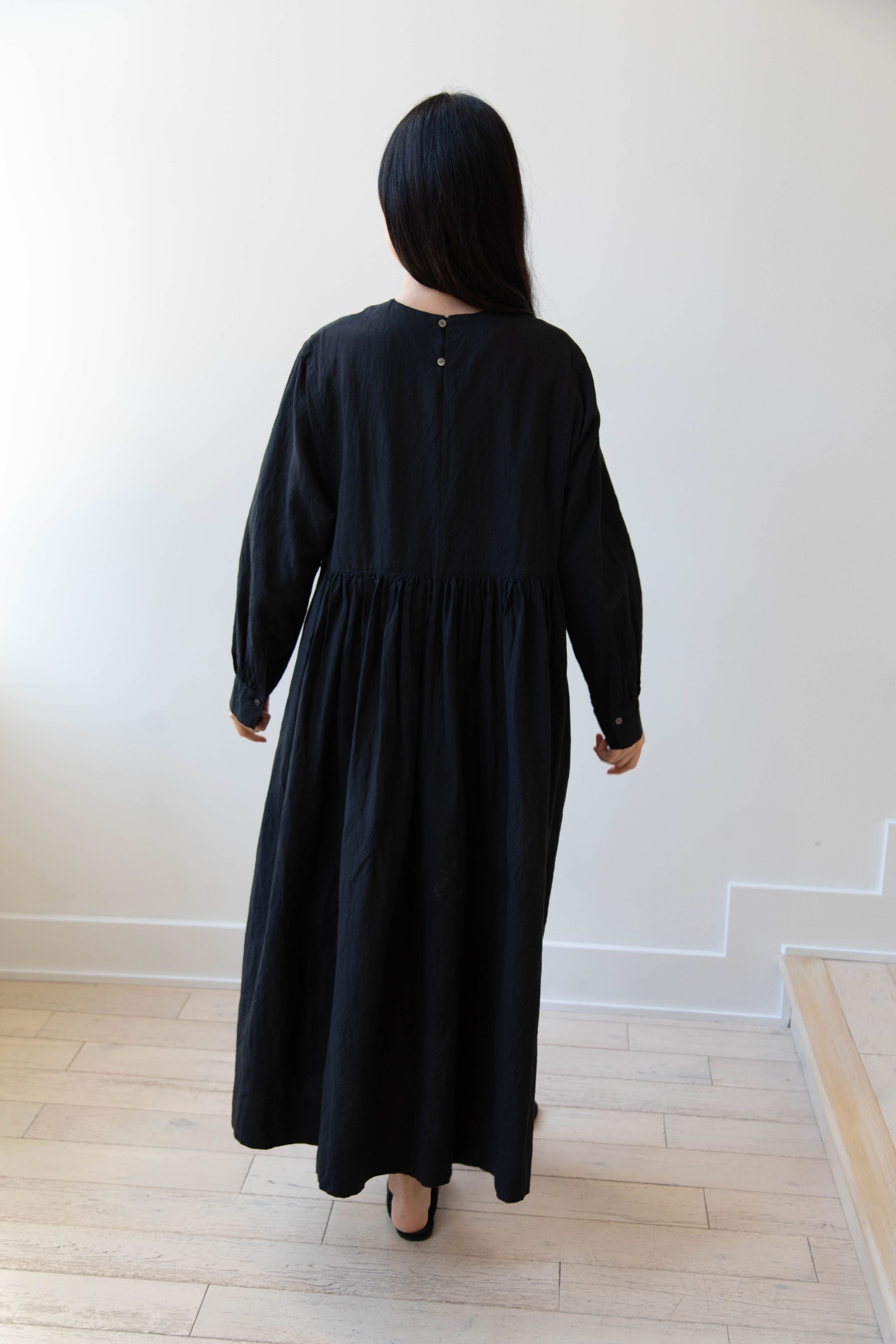 rennes — Arts & Science | Gather Combi Dress in Black