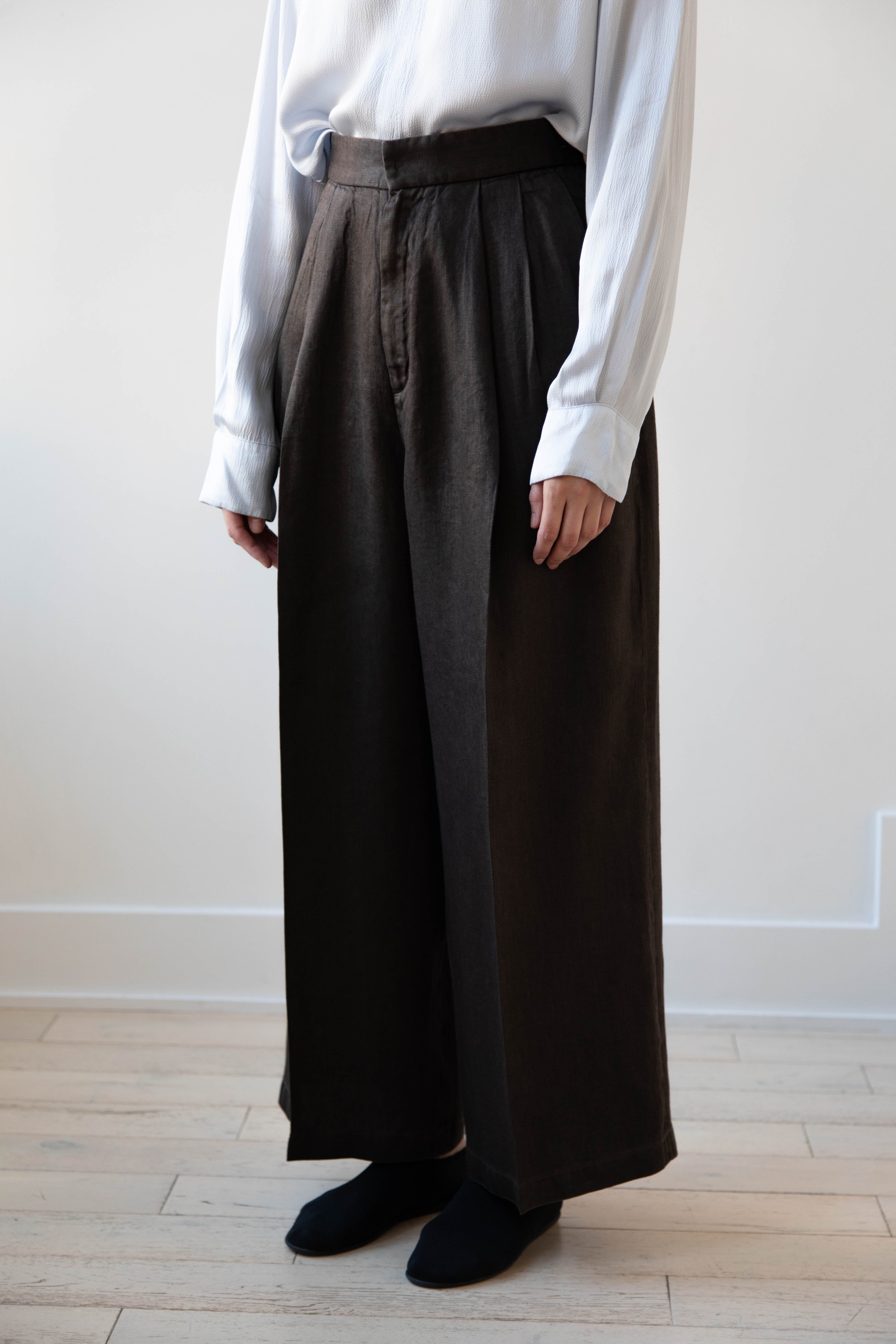 Rosen Kreuz】SIDE BELT BIG WIDE PANTS (2color) | OUR BRAND