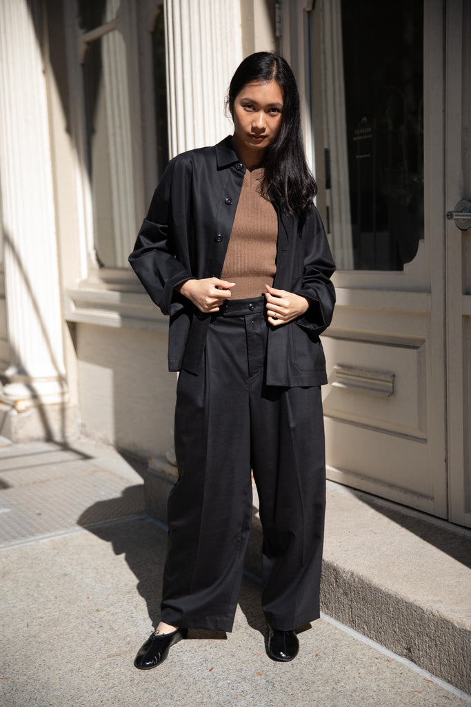 École De Curiosités | Philip-Hubert Trousers in Black