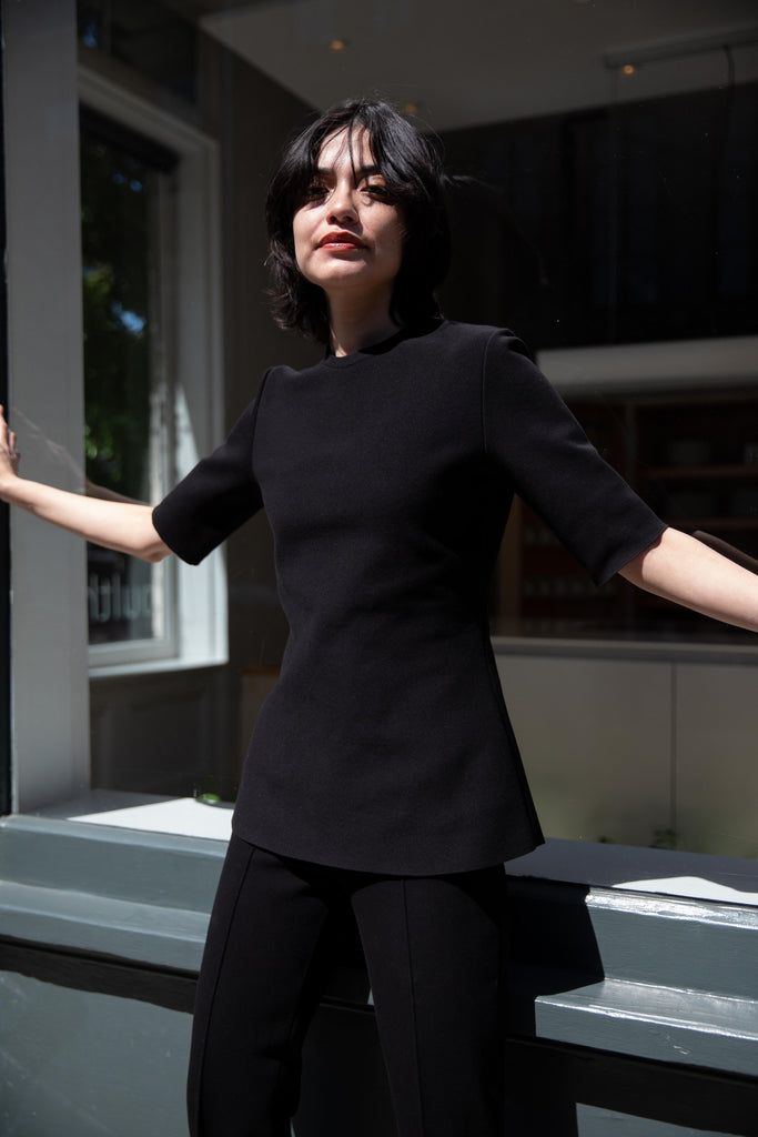 High Sport | Jacquard Wes Top in Black