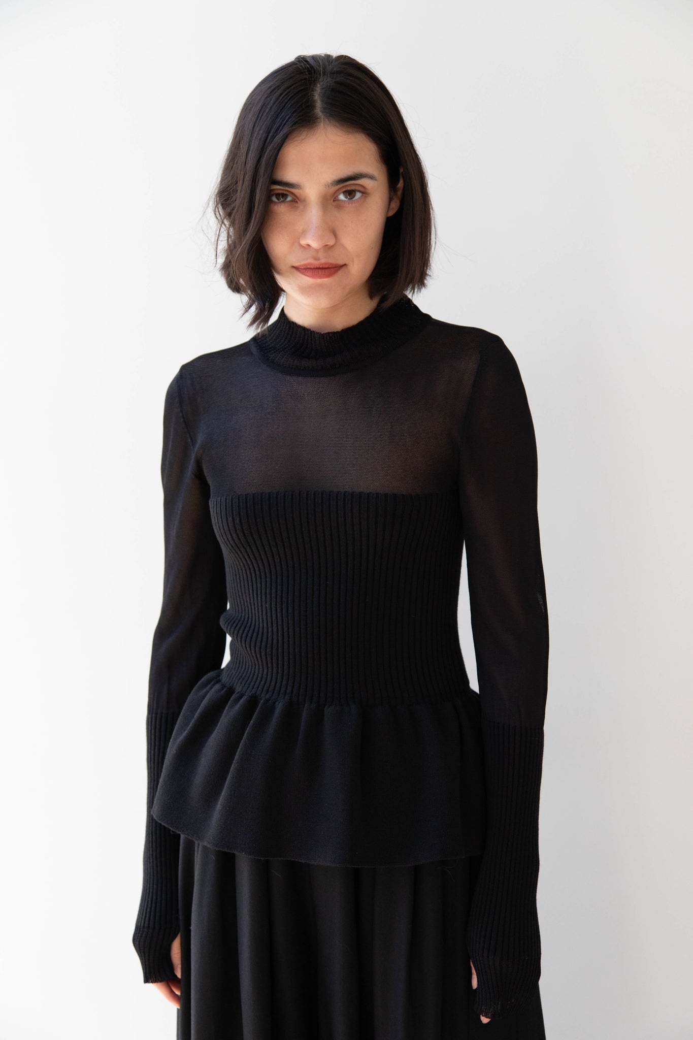 Renata Brenha | Sublime Knitted Top in Black