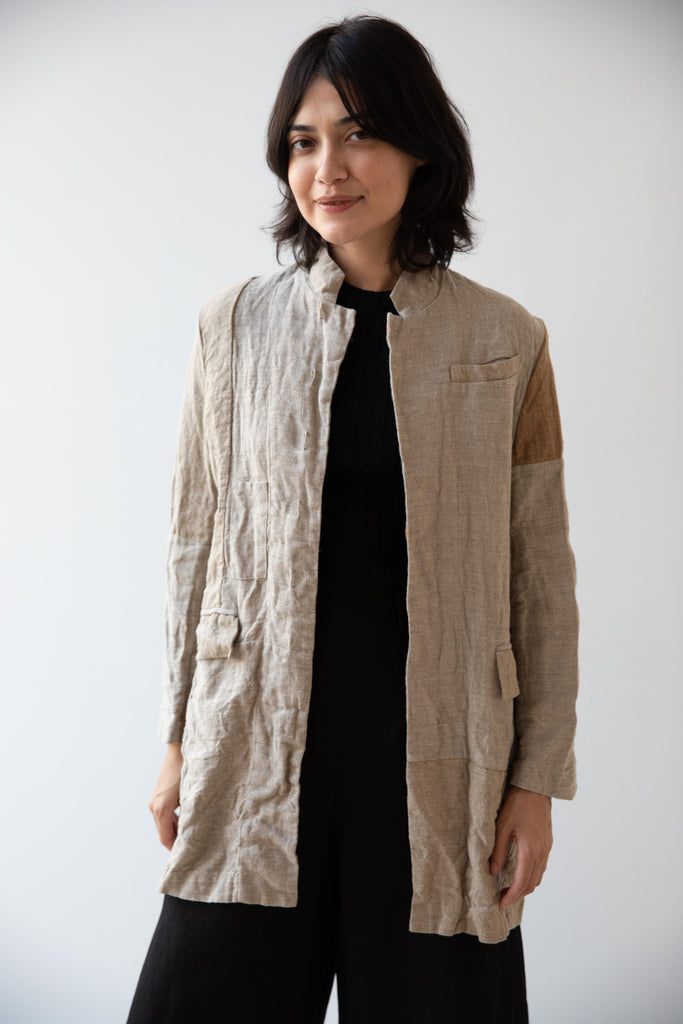 Risa Nakamura | Patchwork Jacket in Natural