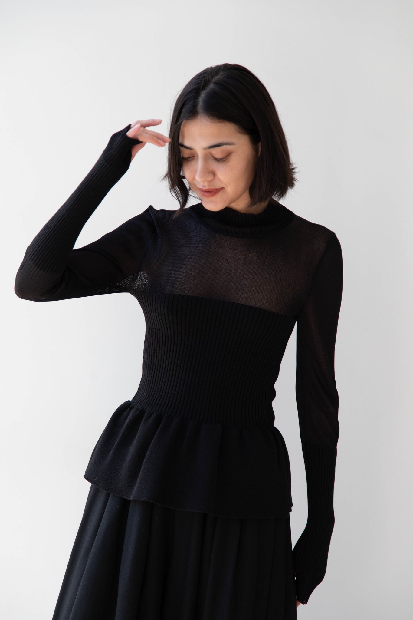 Renata Brenha | Sublime Knitted Top in Black