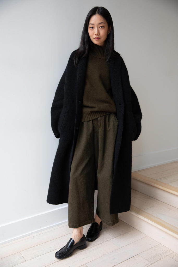Boboutic | Bob's Double Breasted Coat in Black