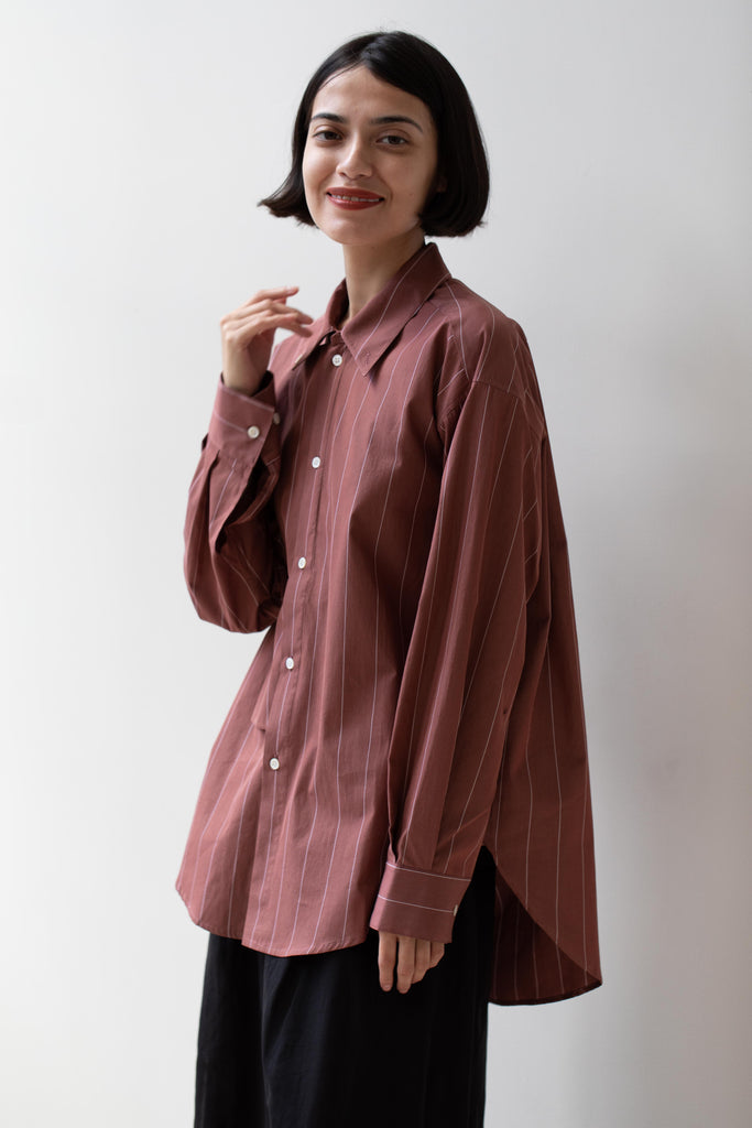 Wright & Doyle | Beadue Shirt in Pompeian Stripe Cotton
