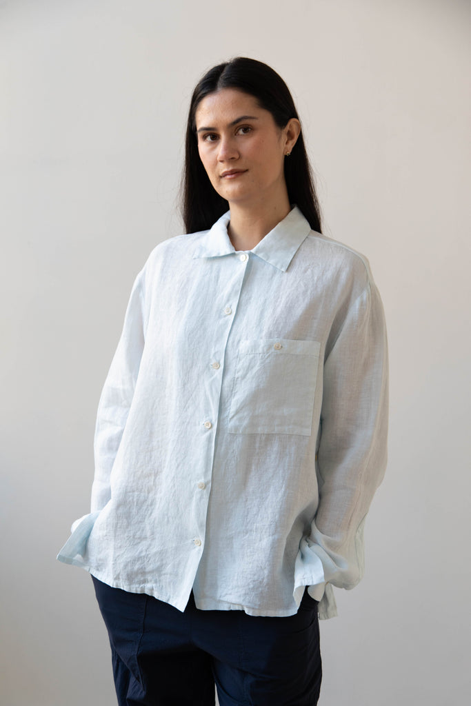 Barena Venezia | Cristy Telino Blouse in Cielo Blue