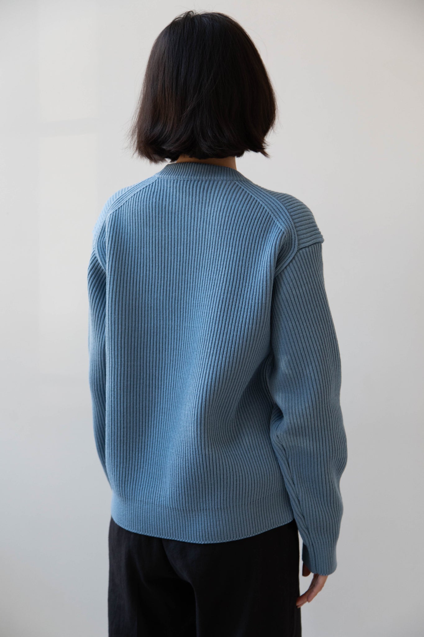 Auralee | French Merino Rib Knit Pullover