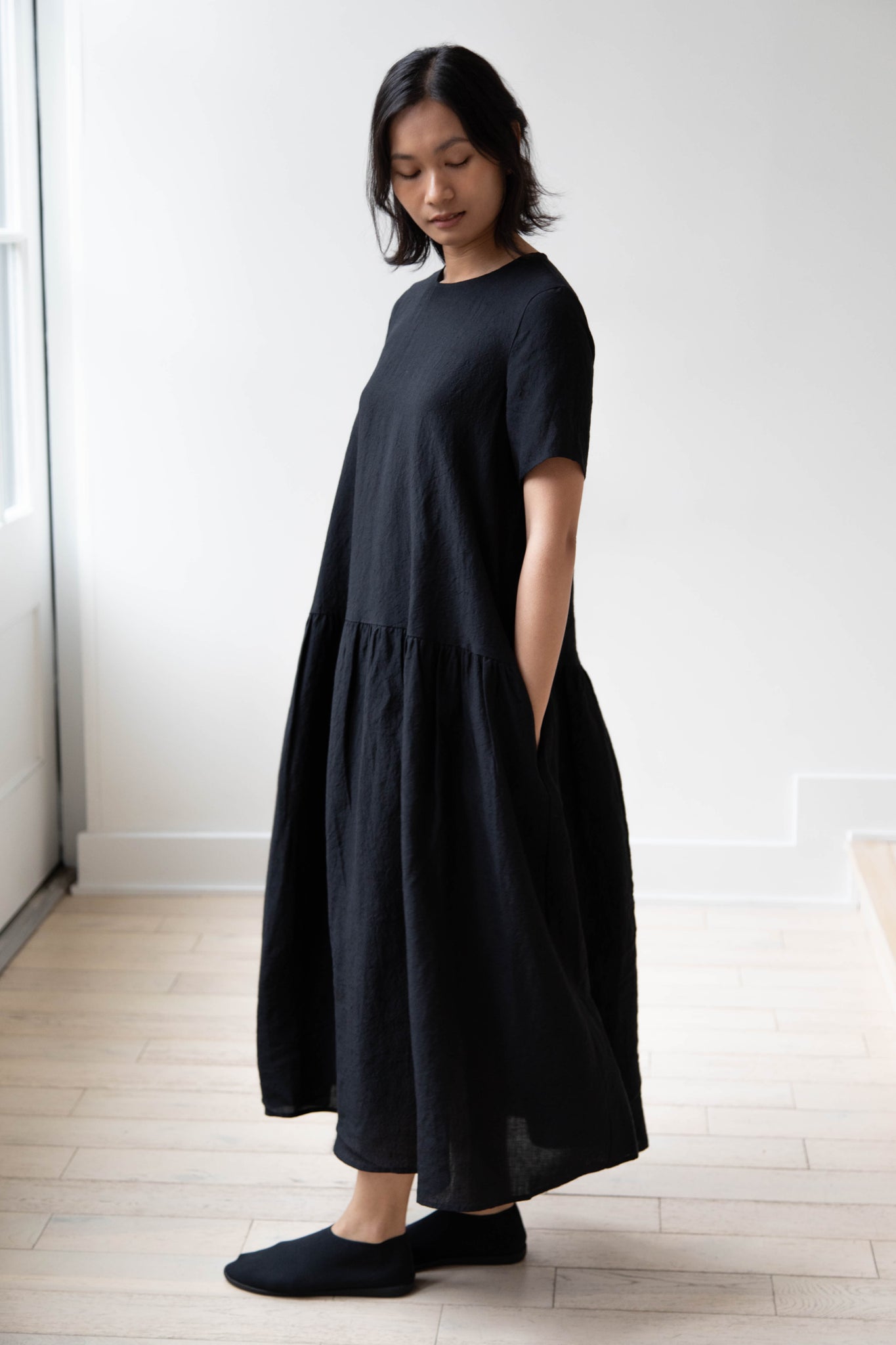 rennes Apuntob | Linen Dress in Black rennes Apuntob | Linen Dress in Black