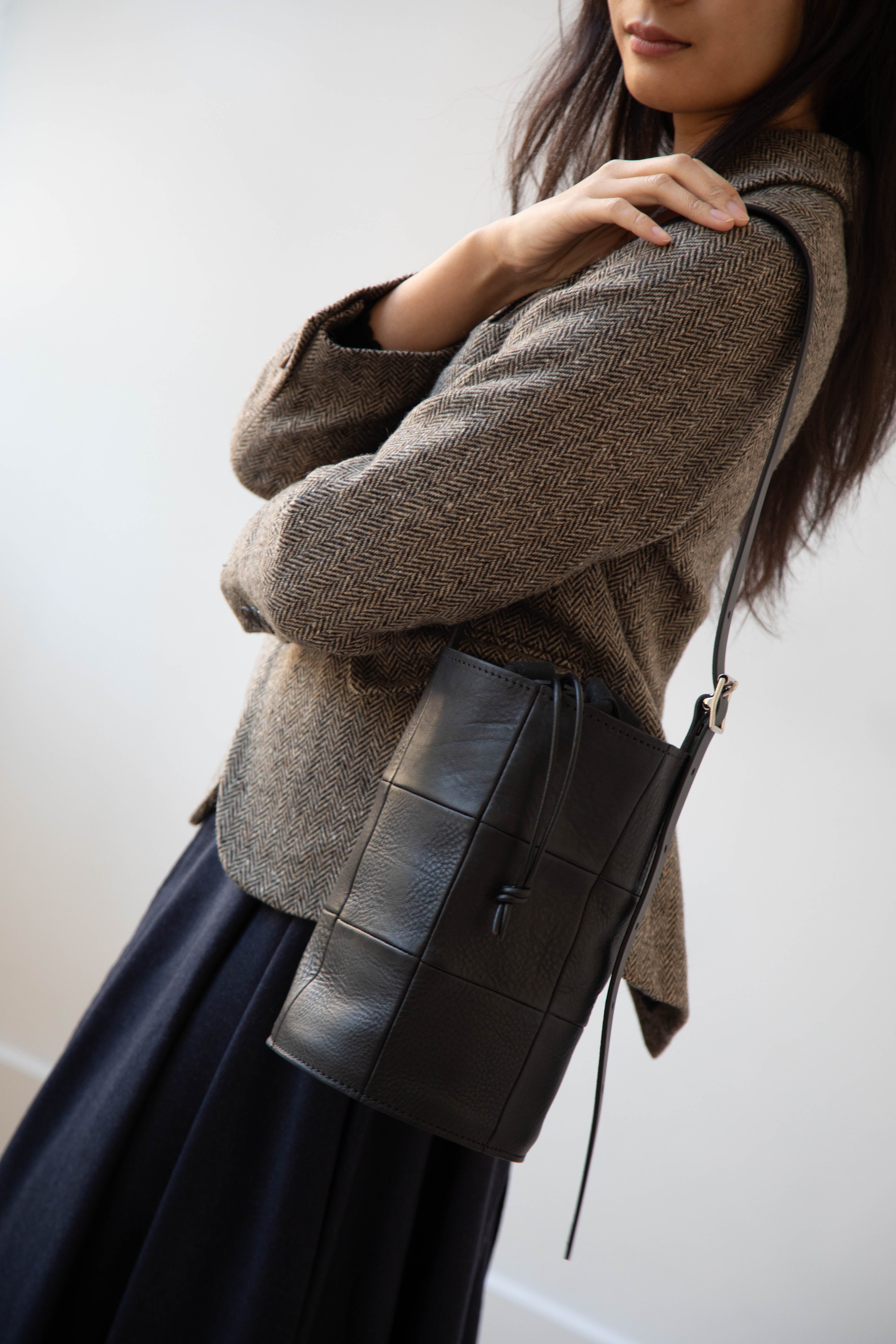 rennes — Cawley | Leather Bucket Bag in Black rennes — Cawley | Leather Bucket Bag in Black