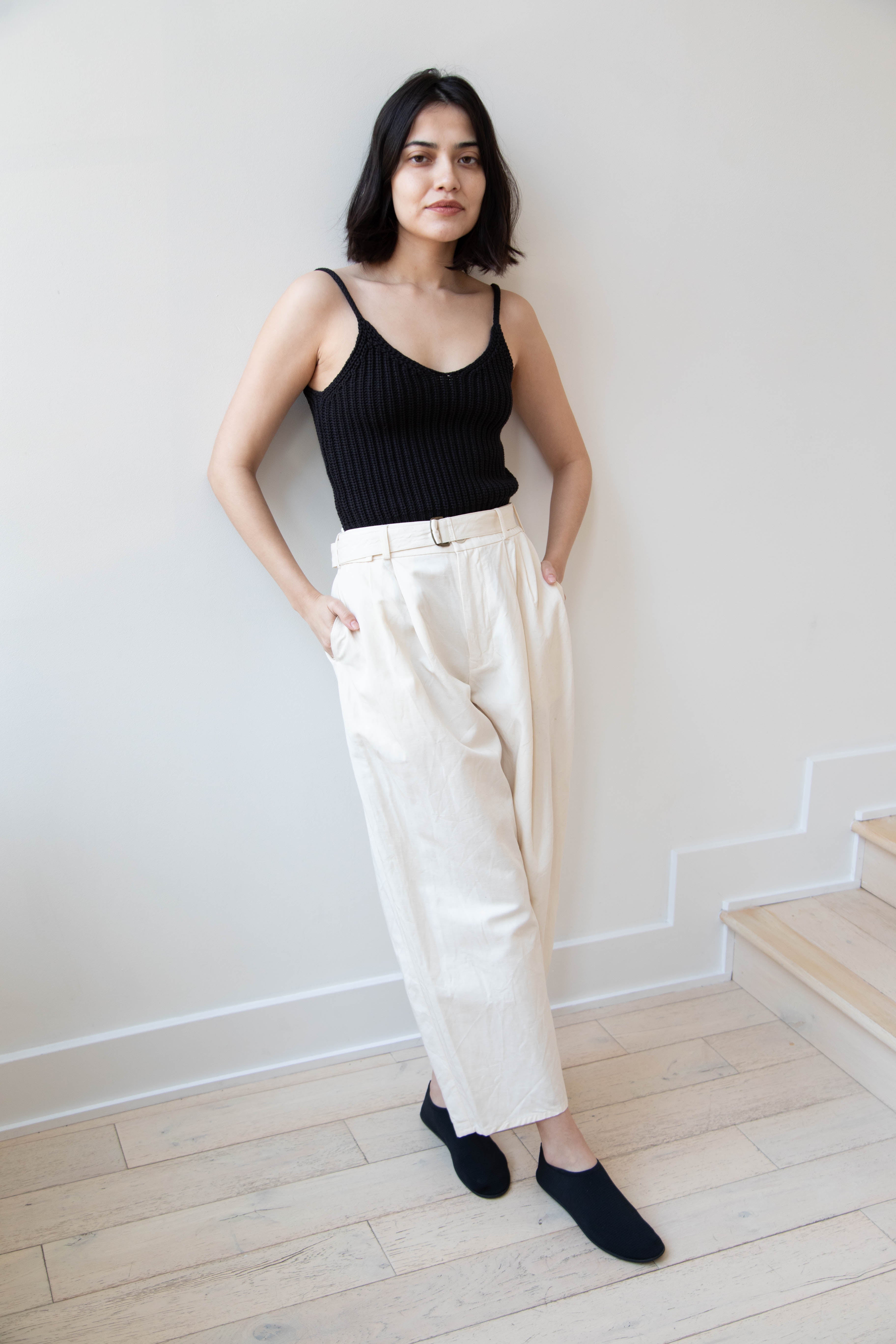 【NKNIT】新品 未使用 washed cup tank top unisex washed tank top | NKNIT