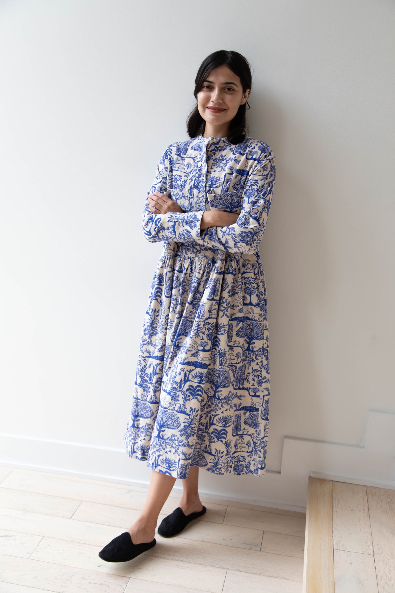 rennes Bobo Choses | Wonderland Printed Corduroy Dress rennes Bobo Choses | Wonderland Printed Corduroy Dress