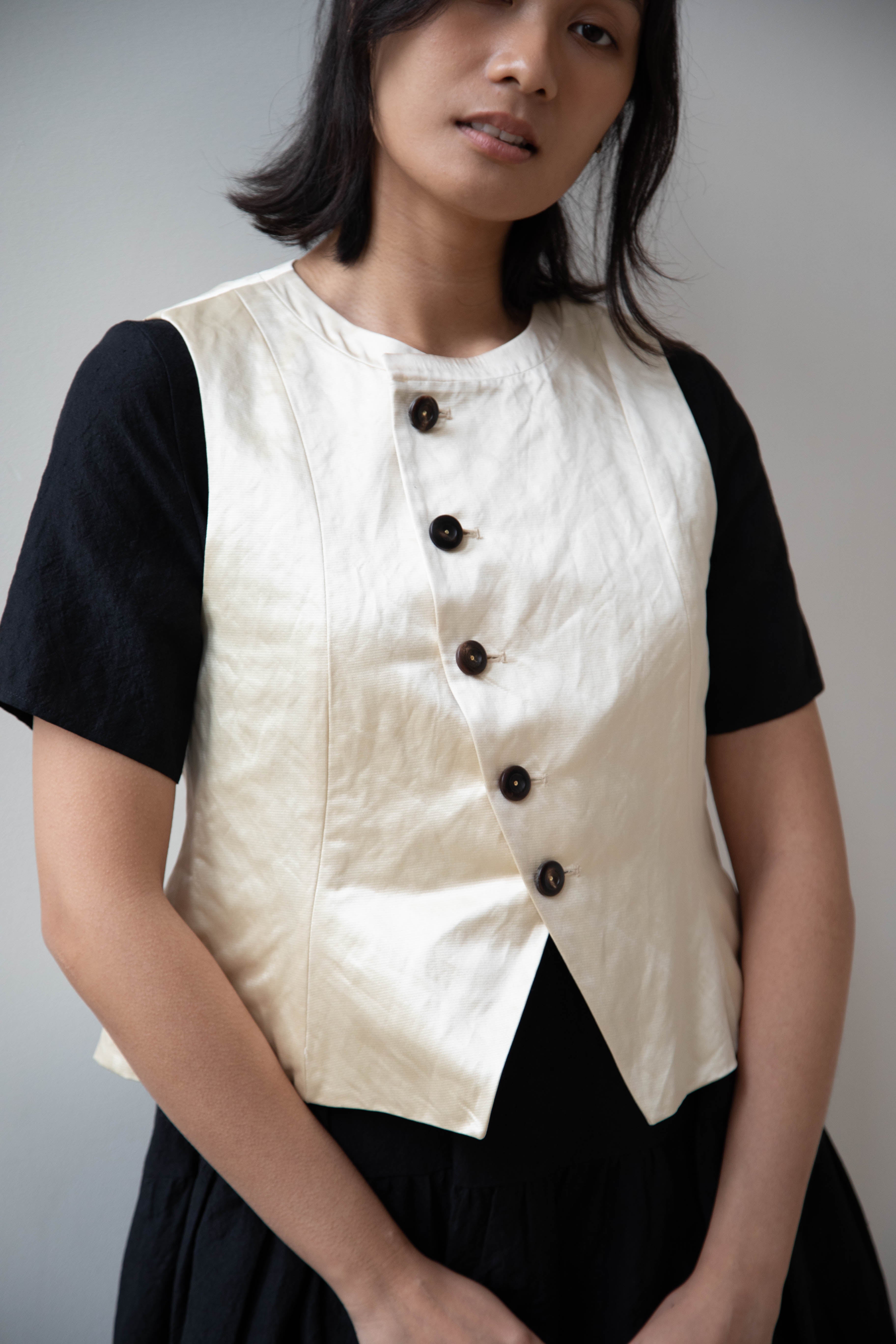タンクトップ Renli Su Cropped Velvet Vest Renli Su Cropped Velvet Vest