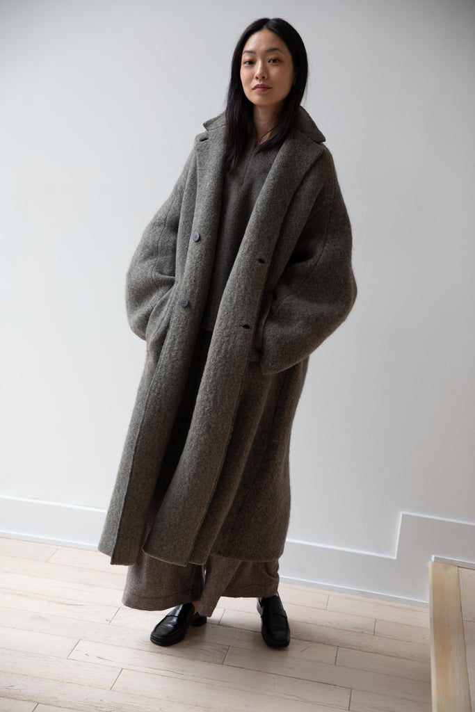 Boboutic | Bob's Double Breasted Coat in Lichen