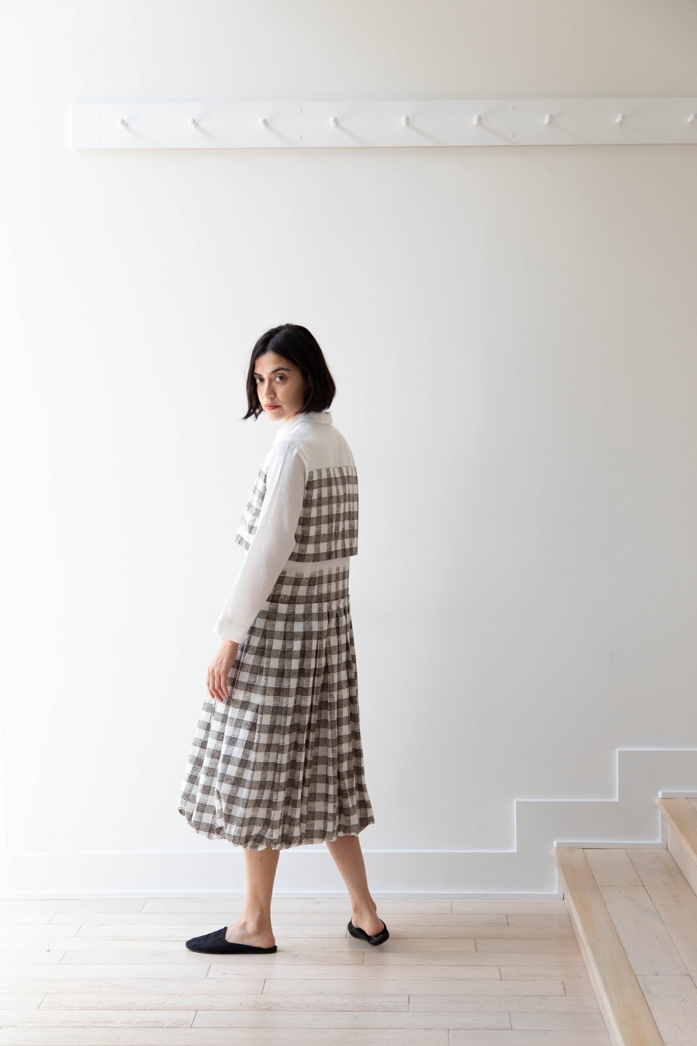 École De Curiosités | Nina Dress in Black & White