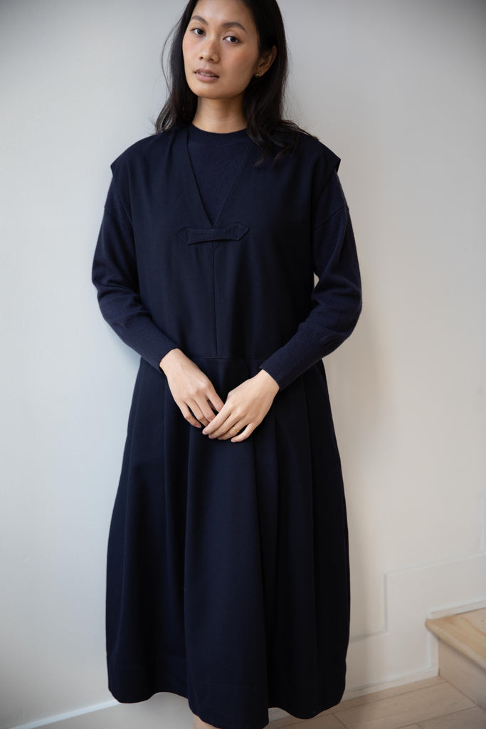Aseedonclöud | Study Uniform Dress in Navy