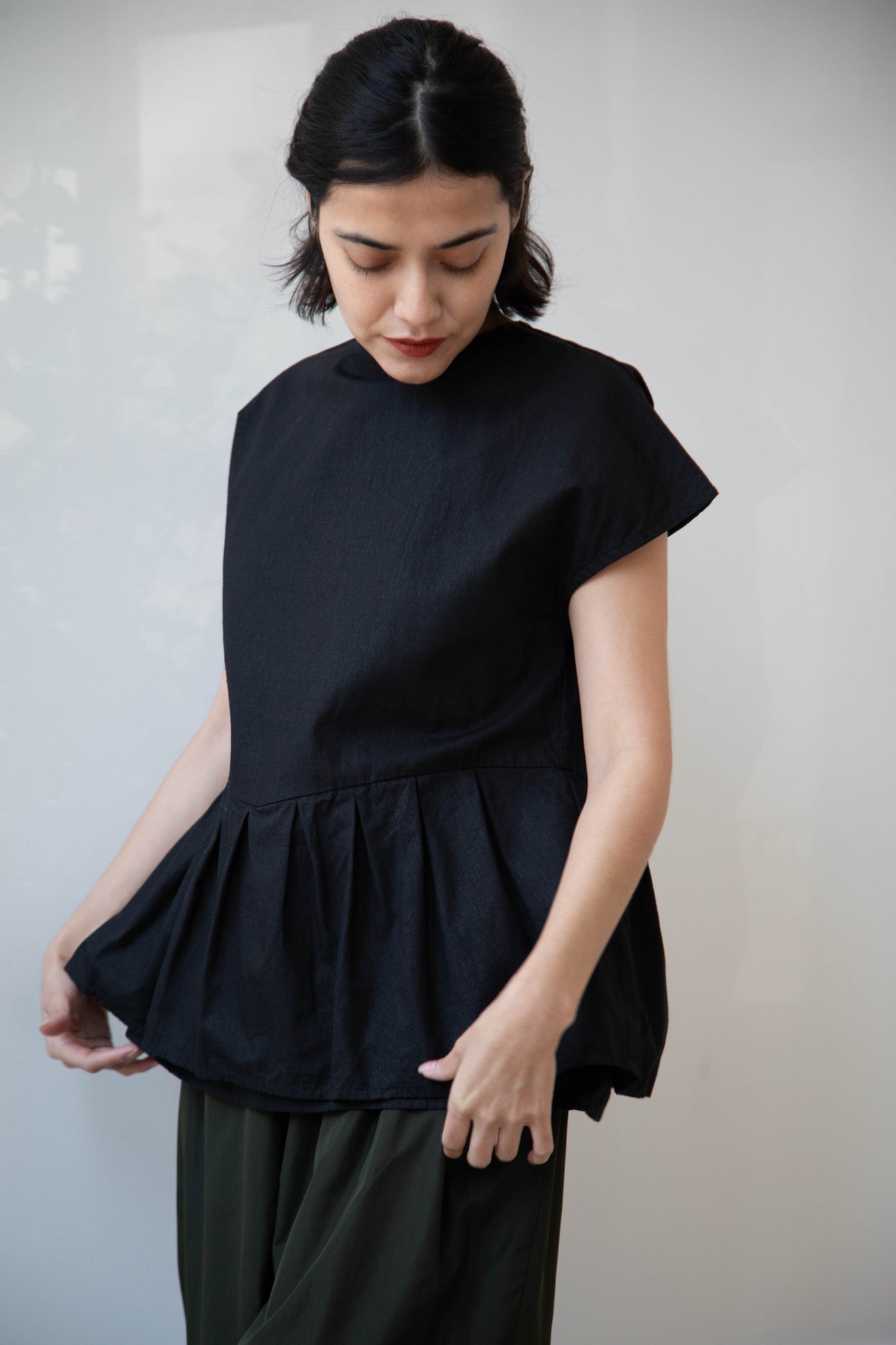 Robe de Peau | Two Way Top in Black