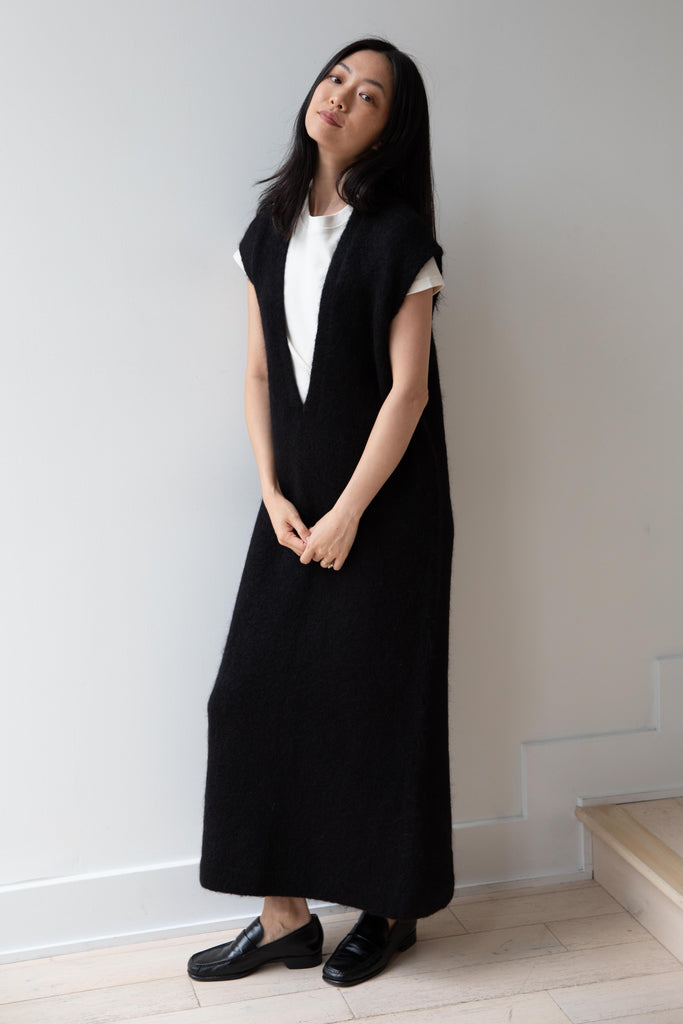 Lauren Manoogian | Brushed Low V Dress