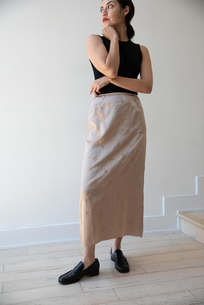 Grey's | Falling Leaves Skirt in Dusty Rose