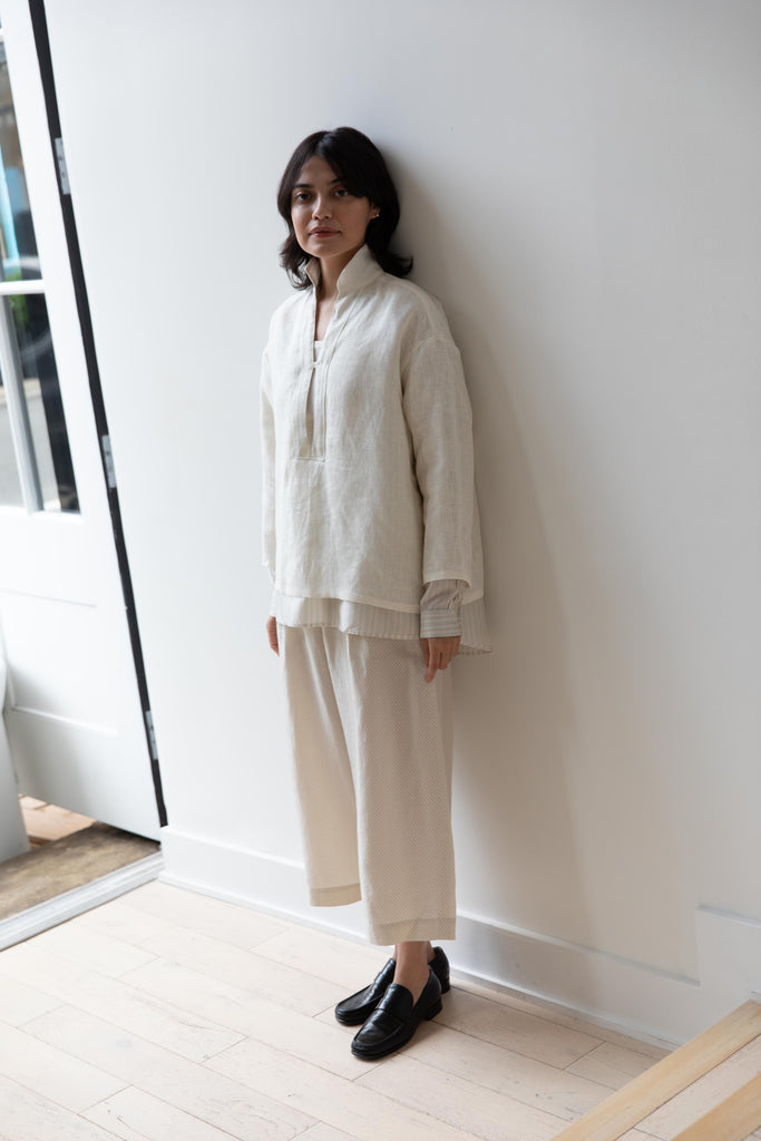Aseedonclöud | Merchant Reversible Shirt in Off White