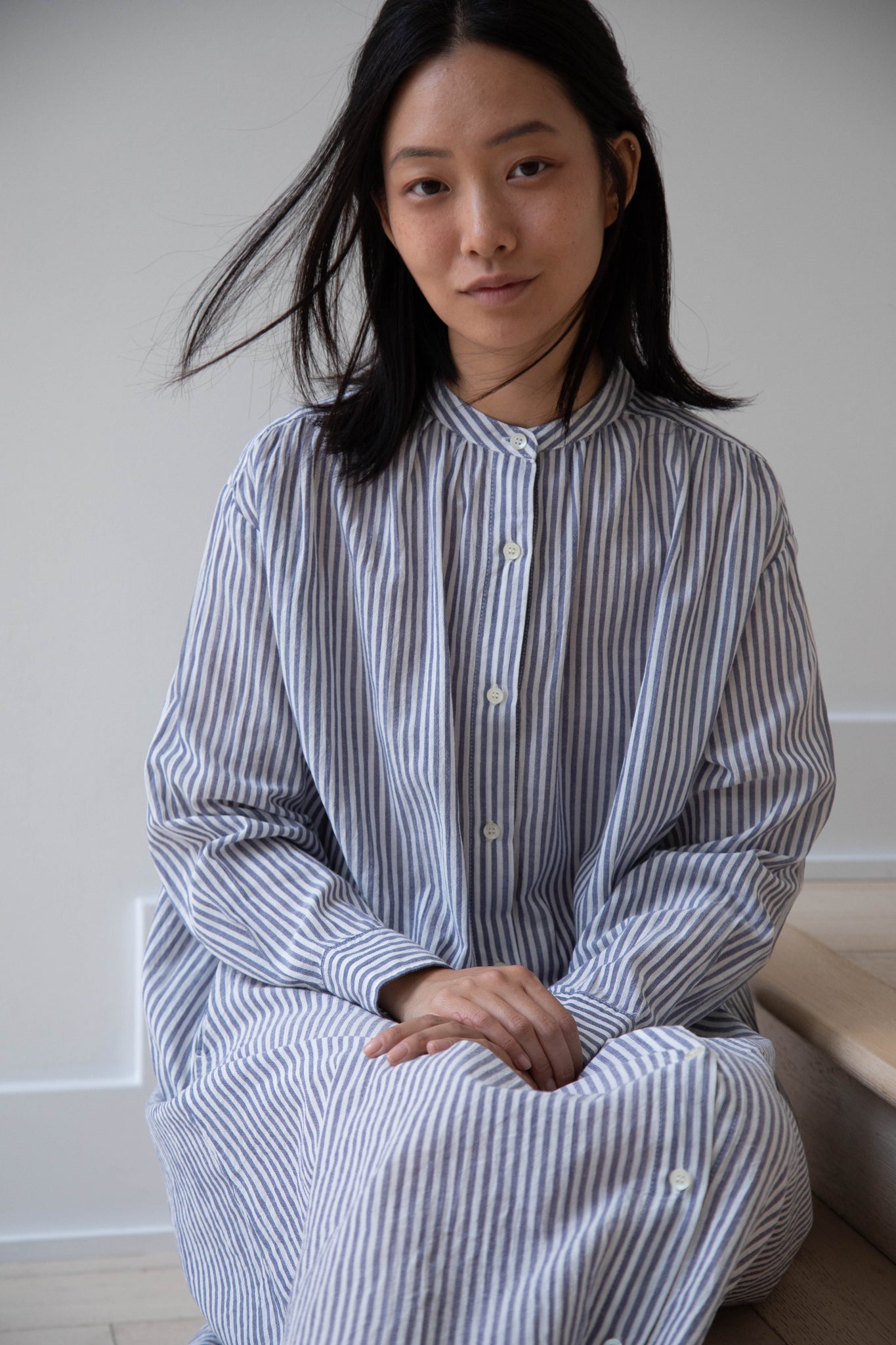 Ichi | Stripe Cotton Dress