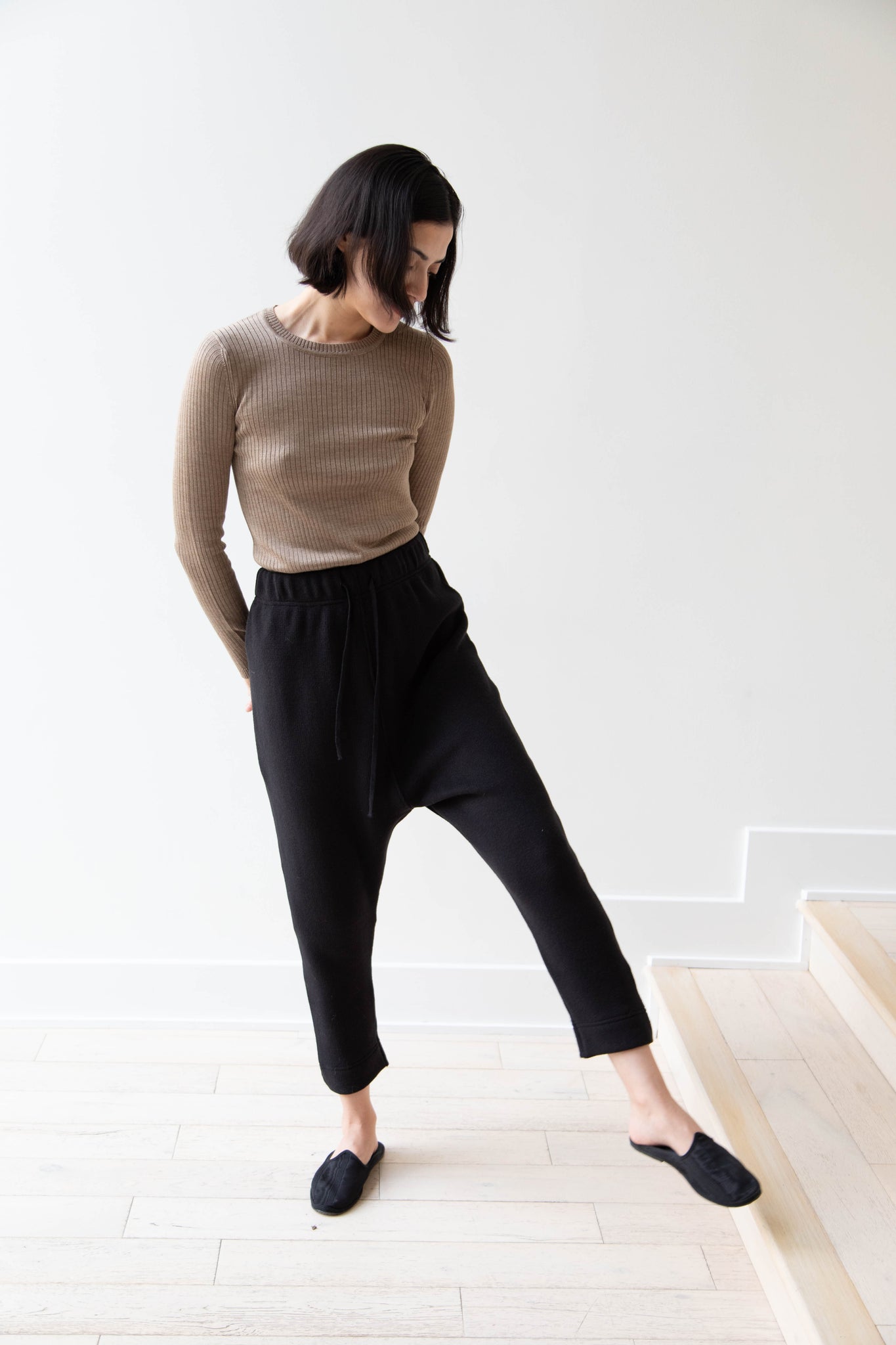 rennes — Album di Famiglia | Pantalone New Basic in Black