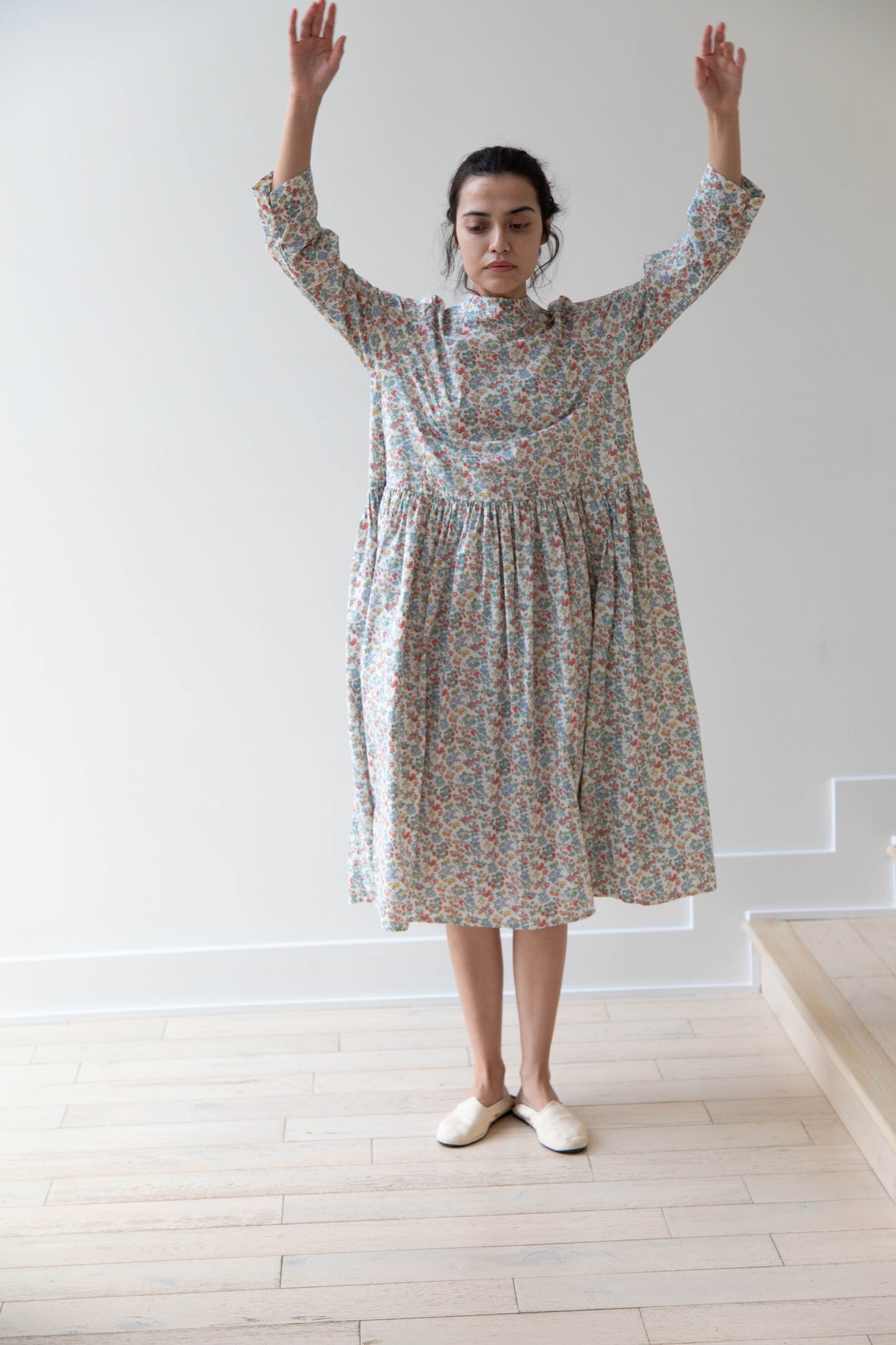 Gauze | Gather Dress in Nancy Ann by Liberty of London