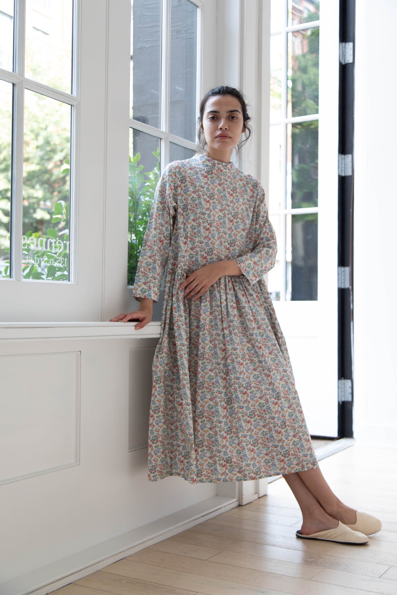 Gauze | Gather Dress in Nancy Ann by Liberty of London